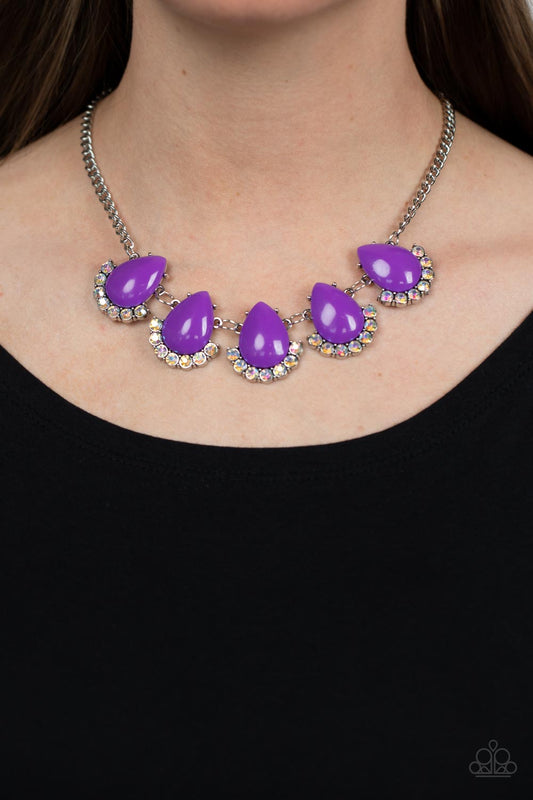 Ethereal Exaggerations ♥ Purple Necklace ♥ Paparazzi Accessories - GlaMarous Titi Jewels