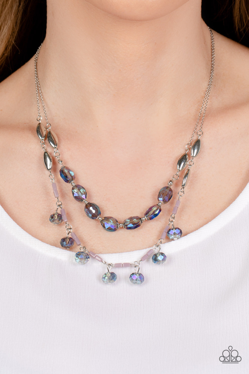 Sheen Season ♥ Blue Necklace ♥ Paparazzi Accessories - GlaMarous Titi Jewels