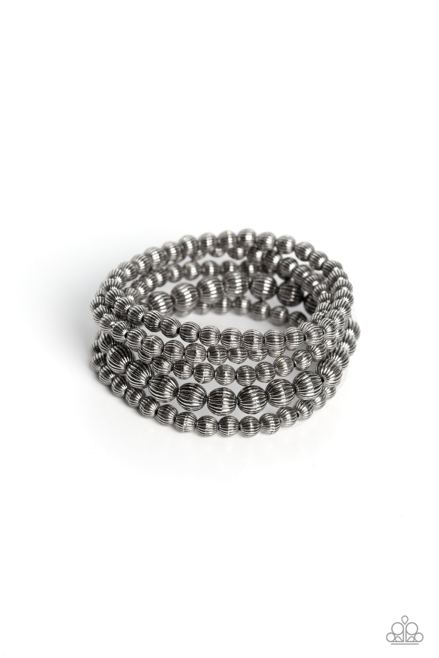 Sonoran Stripes ♥ Silver Bracelet ♥ Paparazzi Accessories