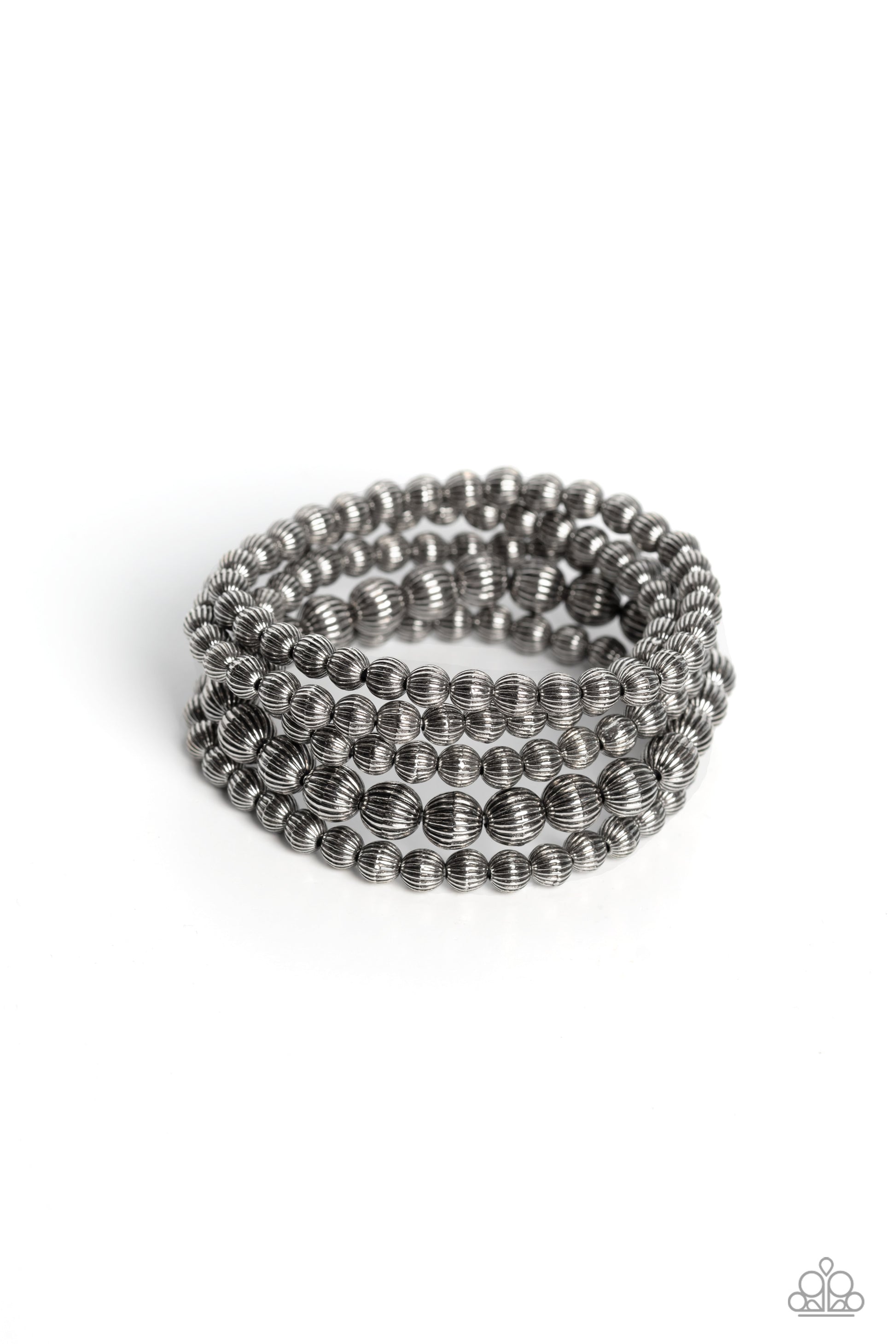 Sonoran Stripes ♥ Silver Bracelet ♥ Paparazzi Accessories