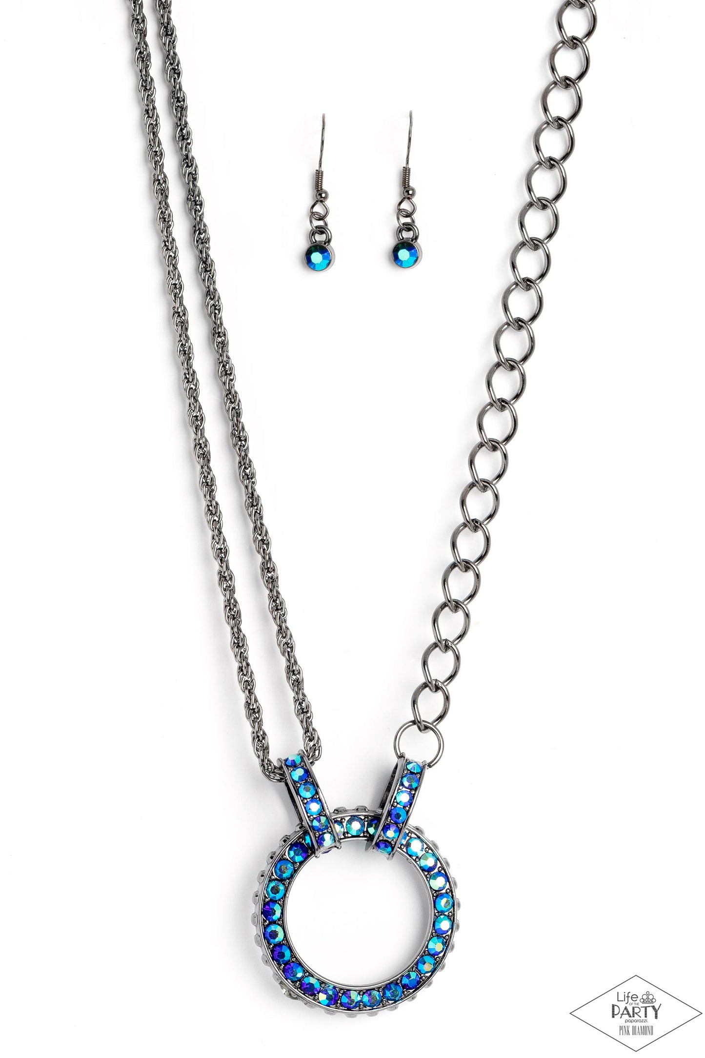 Paparazzi Razzle Dazzle - Blue Necklace ♦