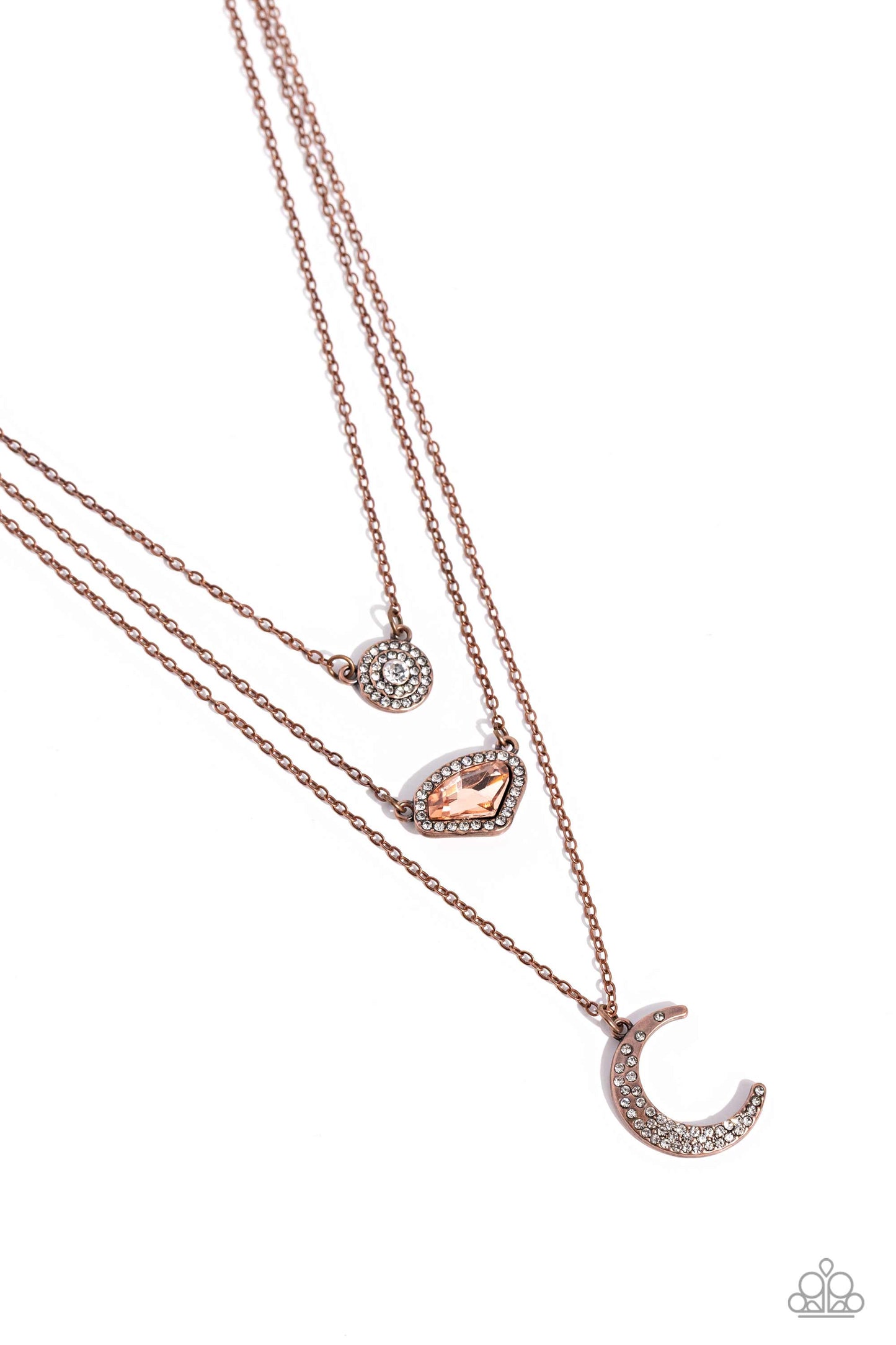 Paparazzi Lunar Lineup - Copper Necklace