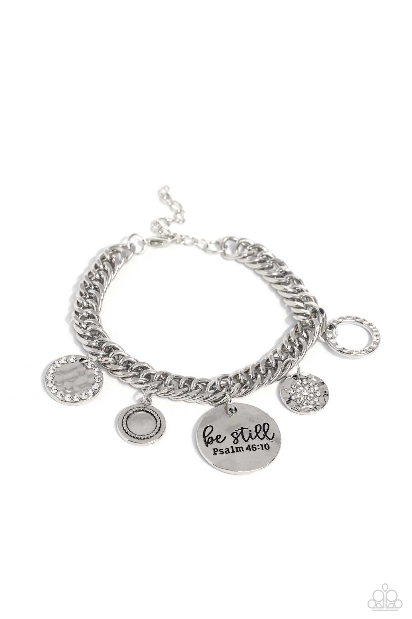 Paparazzi GLITTER and Grace - White Bracelet