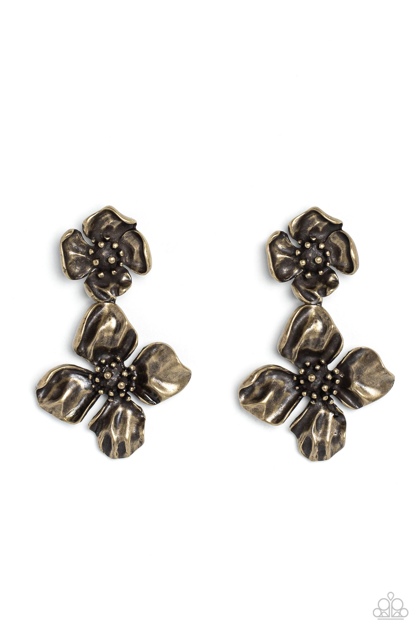 Gilded Grace ♥ Brass Earrings ♥ Paparazzi Accessories