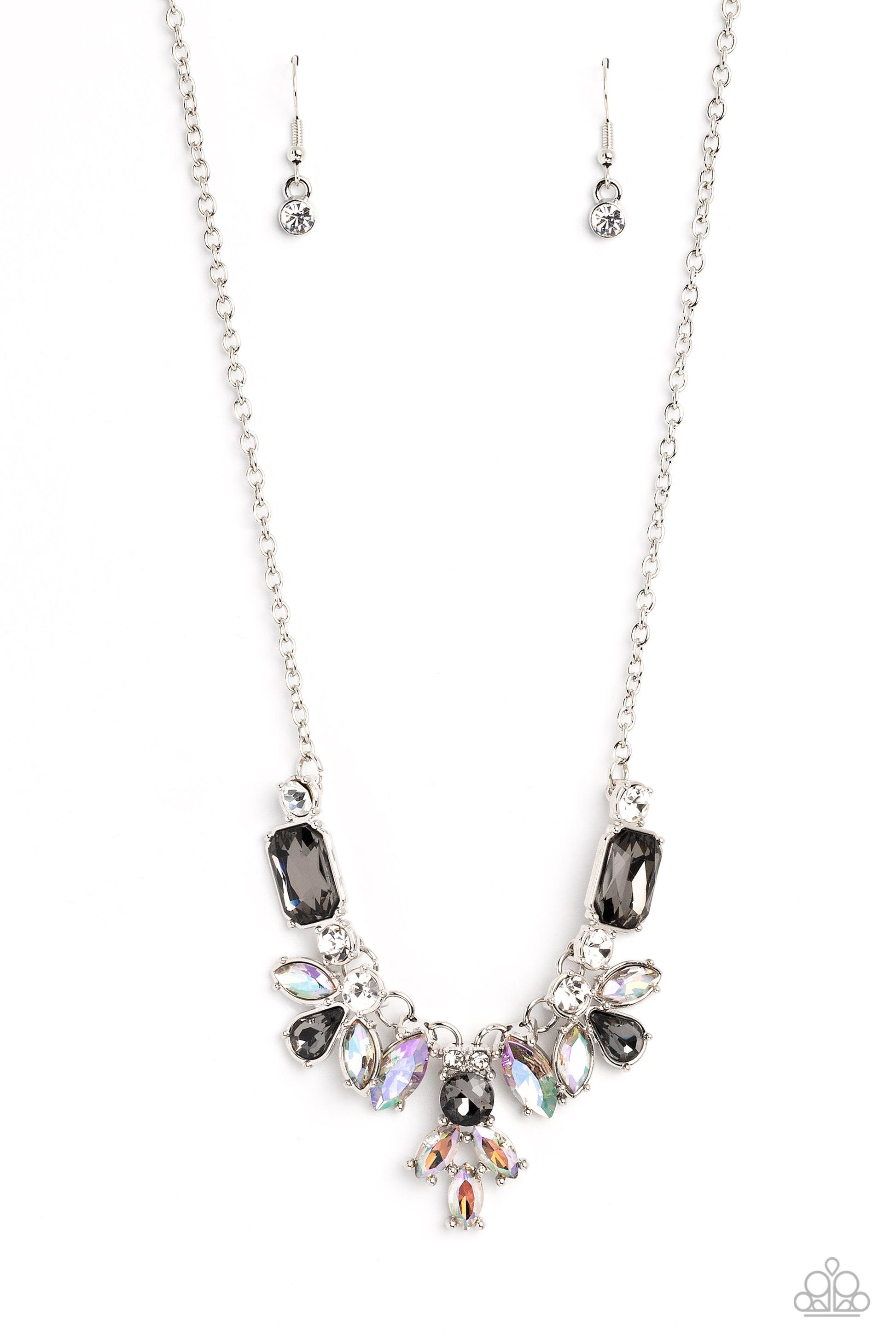 Prima Donna Dazzle - Silver Necklace ♥ Paparazzi Accessories