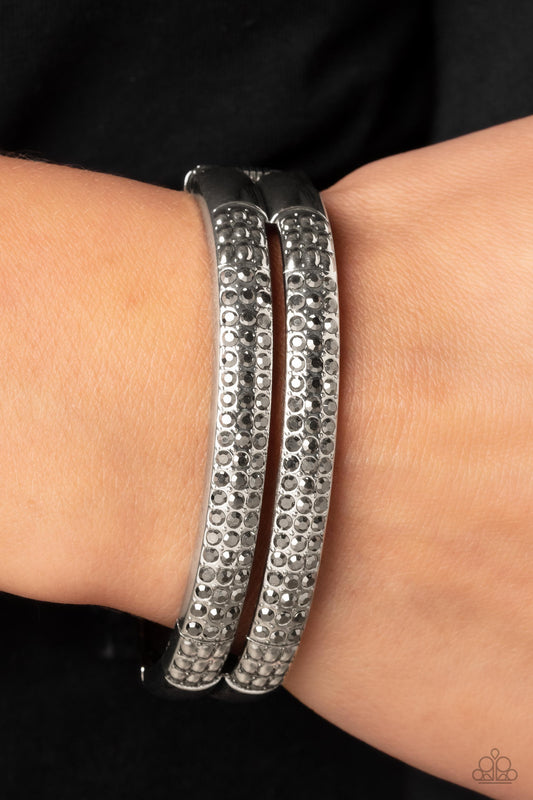 STACKED Up - Silver Bracelet ♥ Paparazzi Accessories