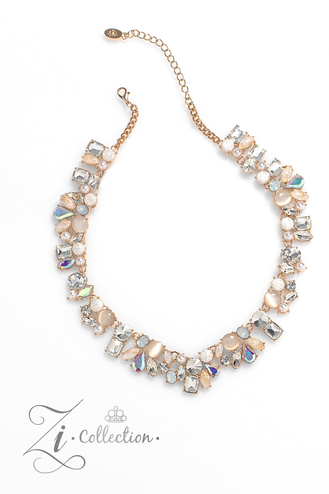 Paparazzi Enchanting - Gold 2023 Zi Collection Necklace Set