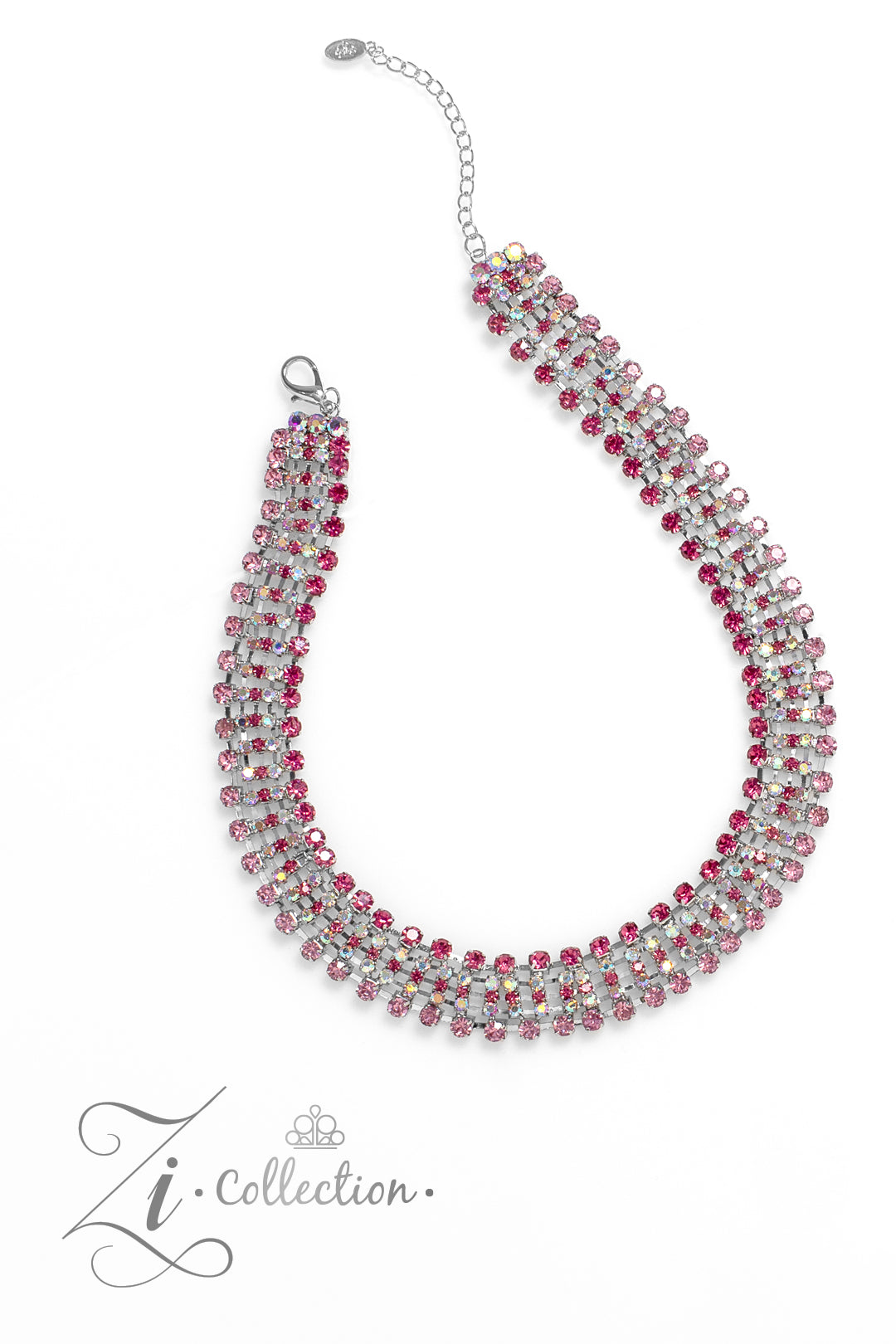 Paparazzi Flirtatious - Pink 2023 Zi Collection Necklace Set