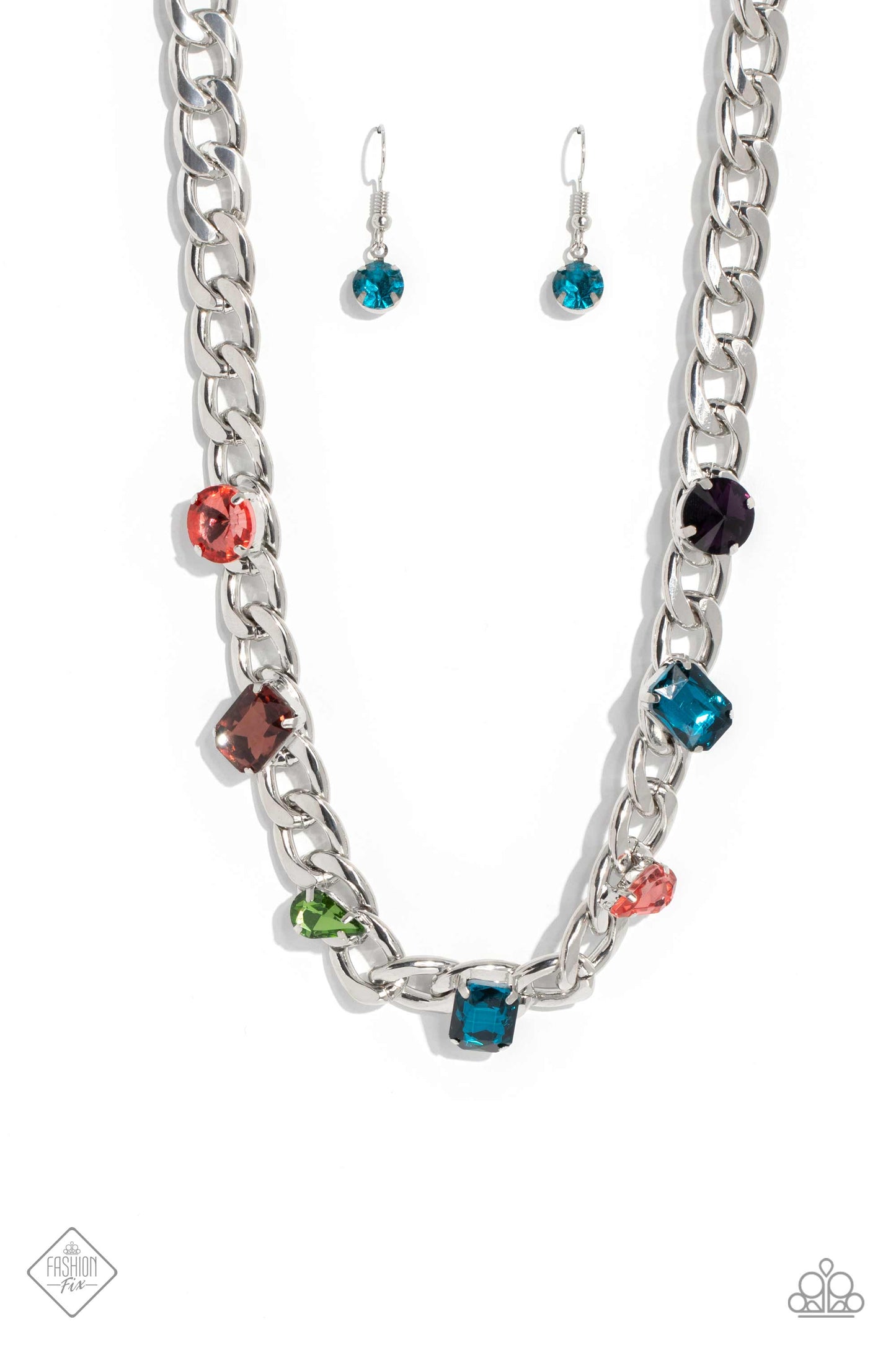 Audaciously Affixed - Multi Necklace ♥ Paparazzi Accessories