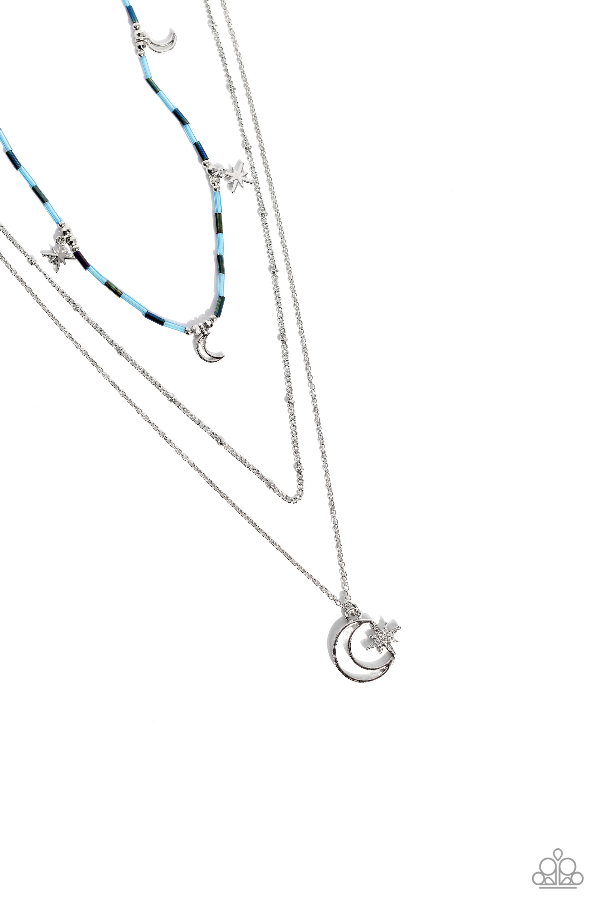 Constant as the Stars - Blue Necklace ♥ Paparazzi Accessories