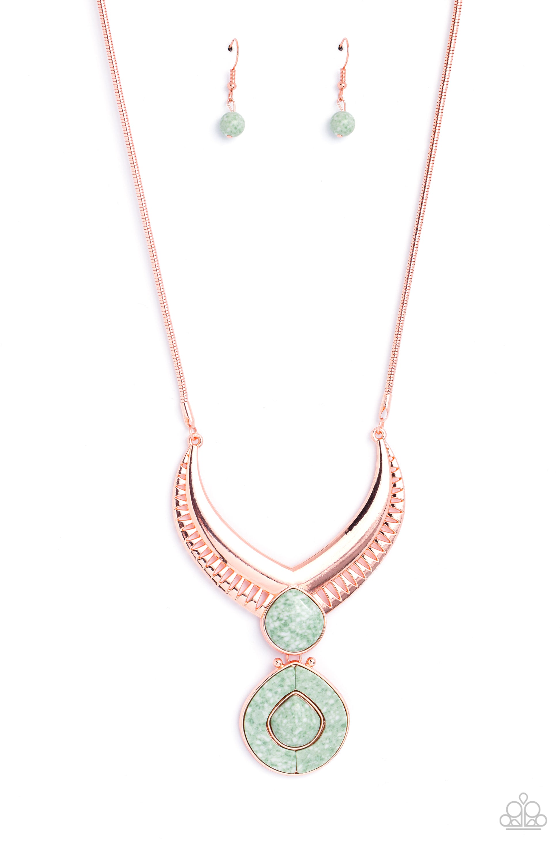 I CLAN See Clearly Now - Copper Necklace ♥ Paparazzi Accessories