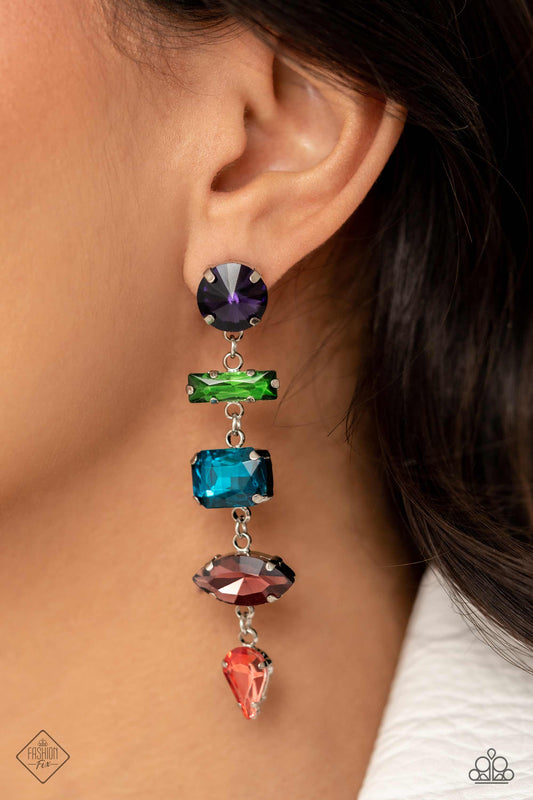 Connected Confidence - Multi Earrings ♥ Paparazzi Accessories