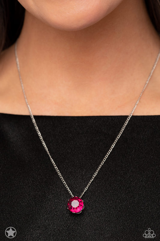 What a Gem ♥ Pink Necklace ♥ Paparazzi Accessories - GlaMarous Titi Jewels
