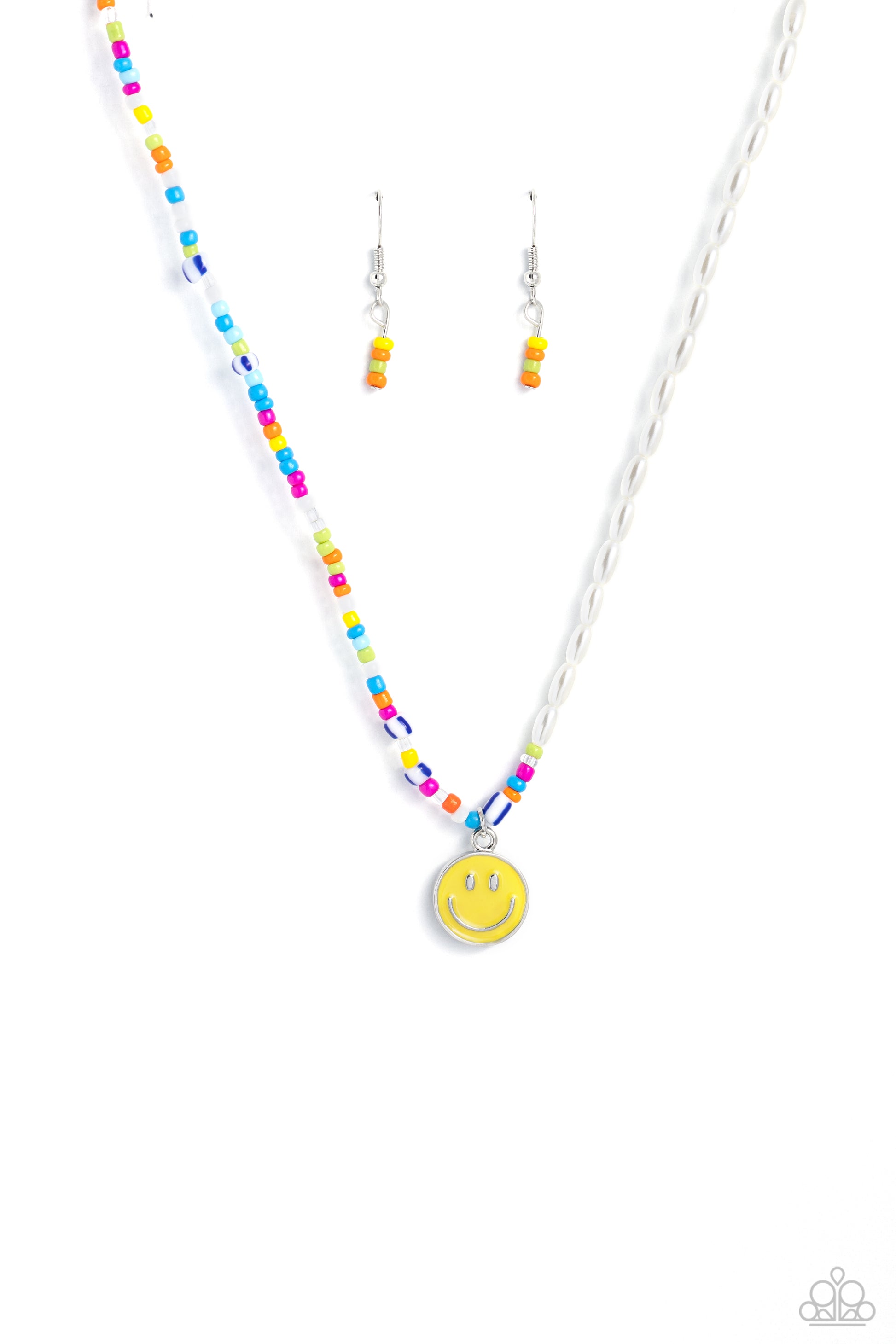 Smiling Showdown - Yellow Necklace ♥ Paparazzi Accessories