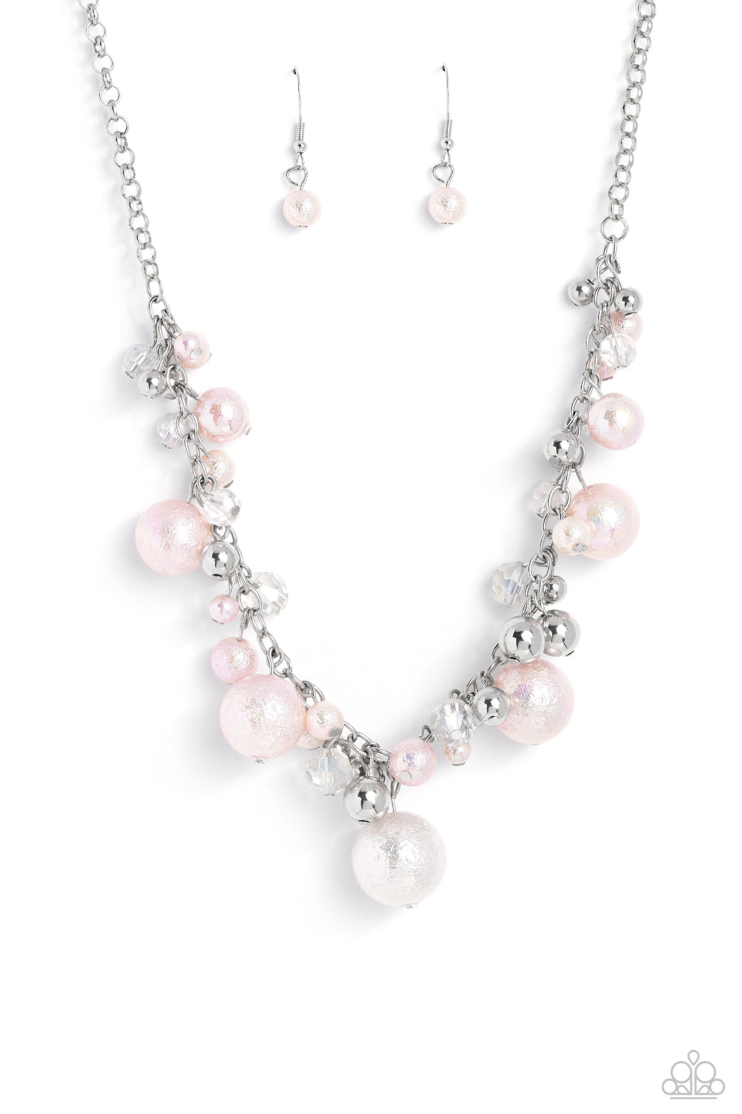 Scratched Shimmer ♥ Pink Necklace ♥ Paparazzi Accessories