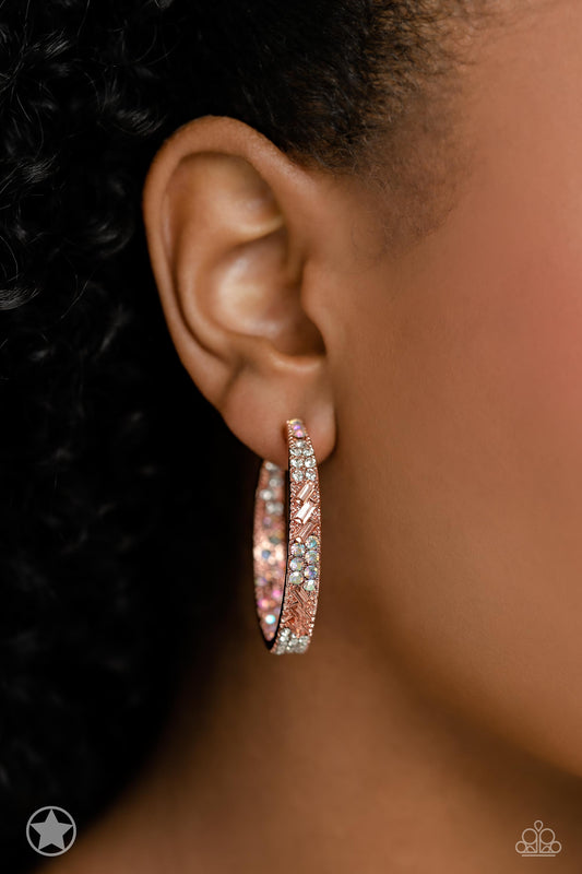 Glitzy by Association ♥ Copper Earrings ♥ Paparazzi Accessories - GlaMarous Titi Jewels