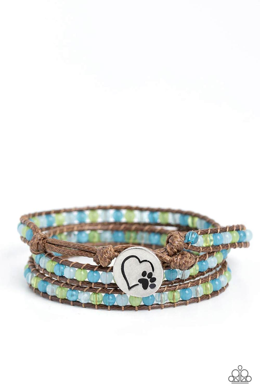 Paparazzi PAW-sitive Thinking - Blue Bracelet