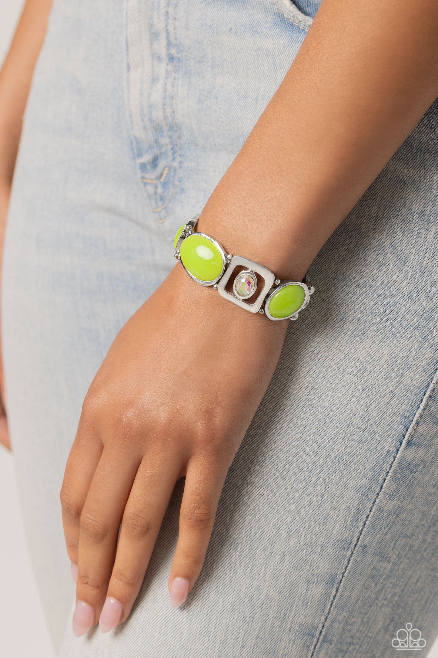 Majestic Mashup ♥ Green Bracelet ♥ Paparazzi Accessories