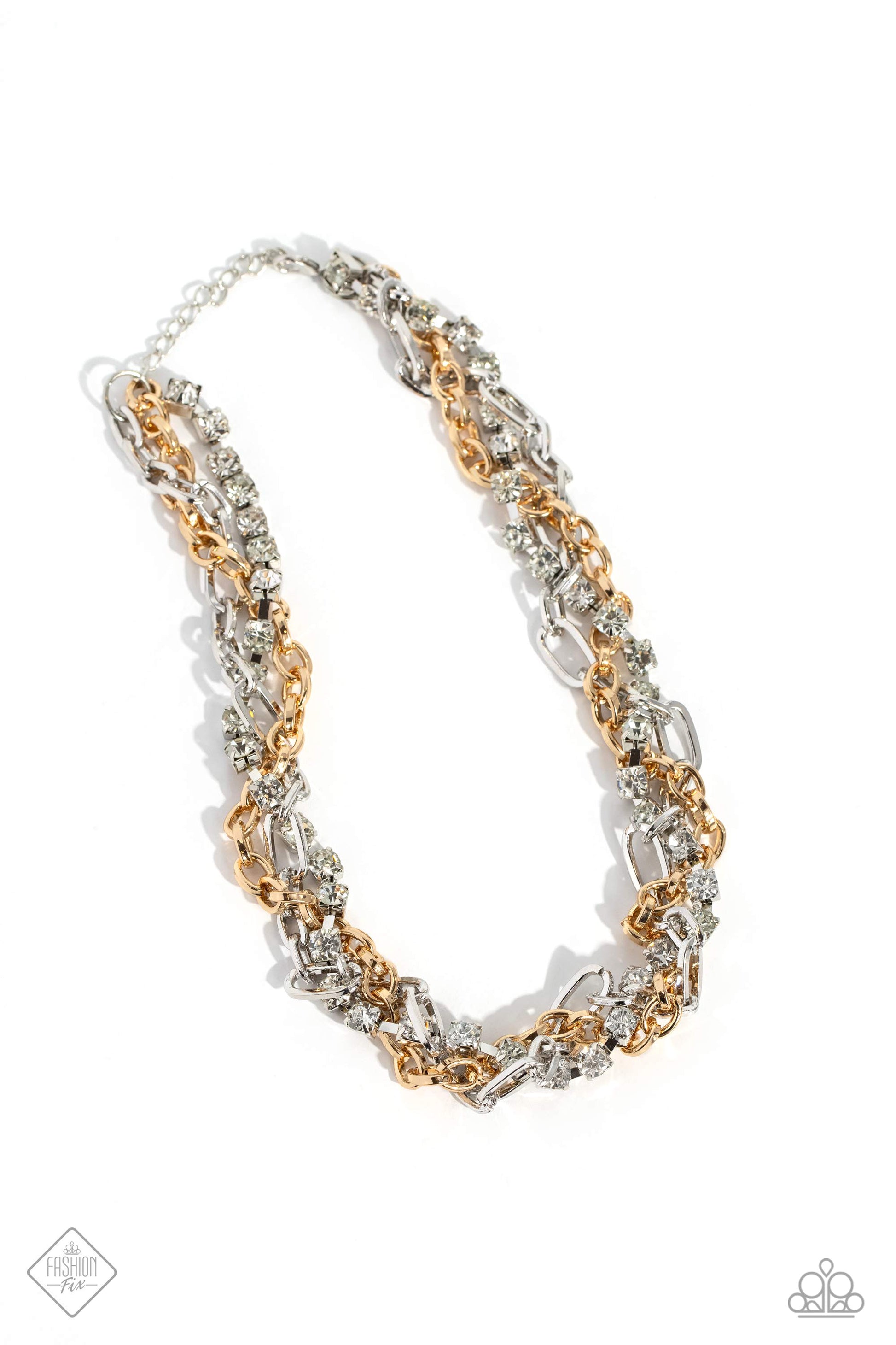 Totally Two-Toned - Multi Necklace ♦ Paparazzi Accessories