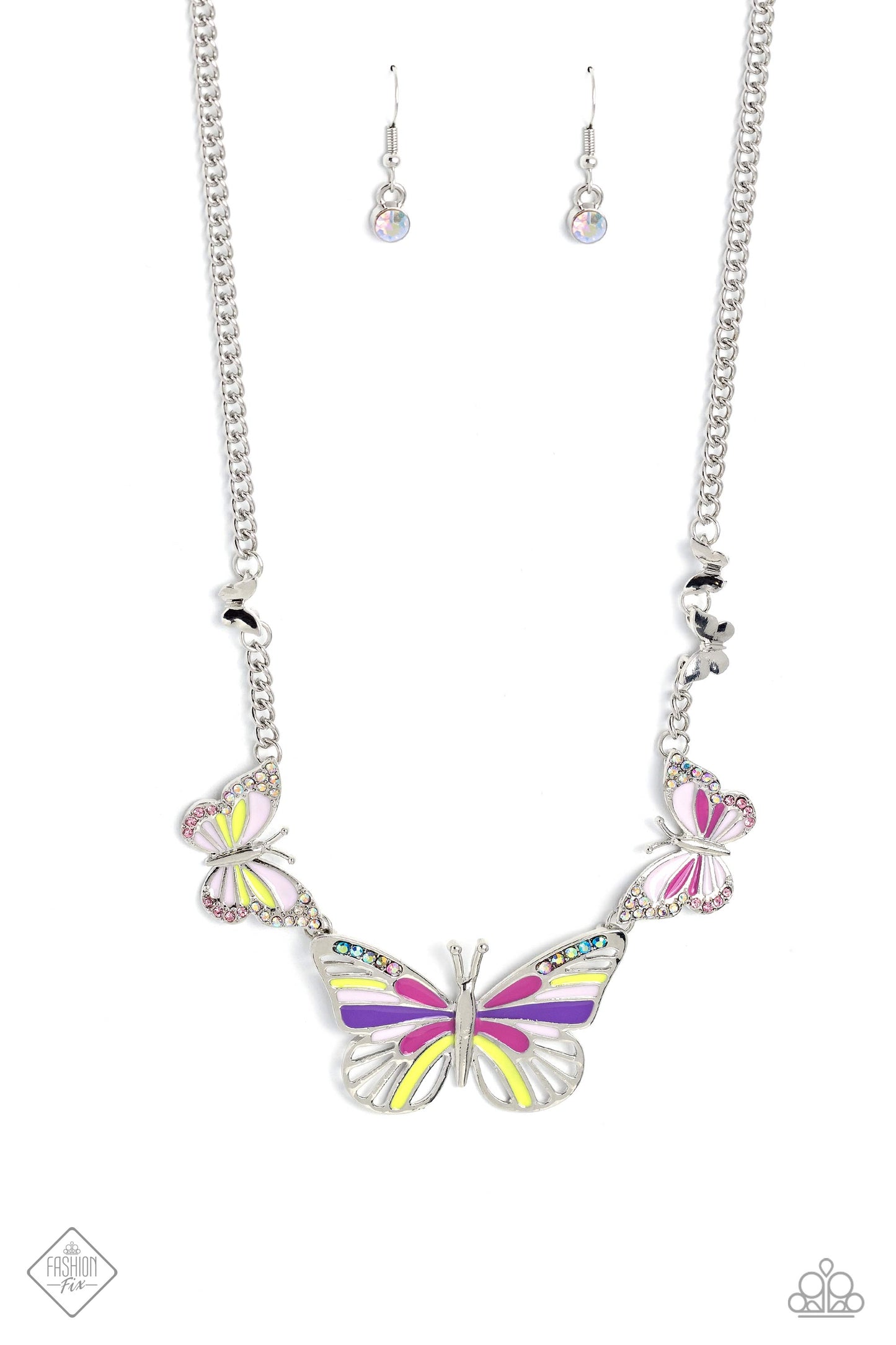 The FLIGHT Direction - Multi Necklace ♥ Paparazzi Accessories