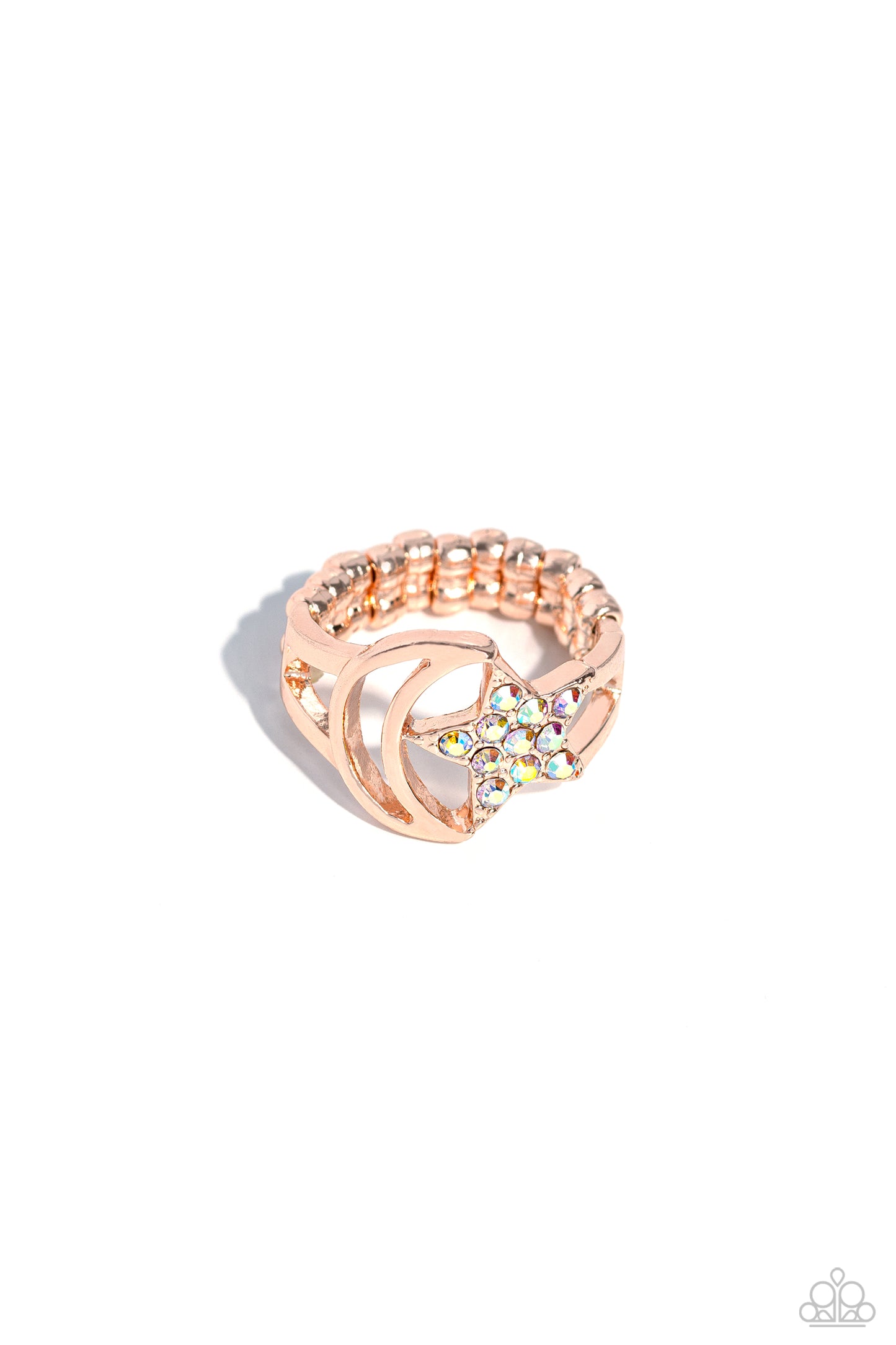 Stargazing Style - Rose Gold Ring ♦ Paparazzi Accessories