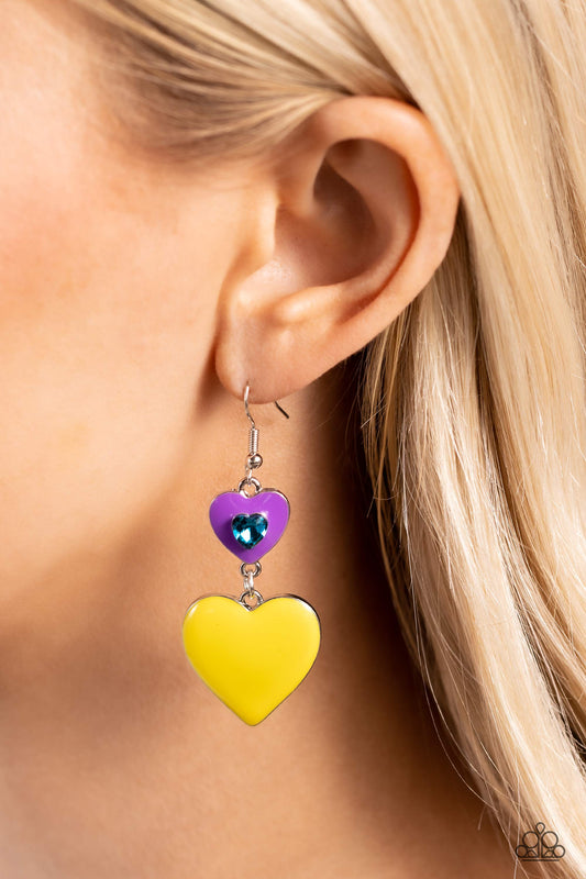 Paparazzi Flirting with Fashion ♦ Purple Earrings