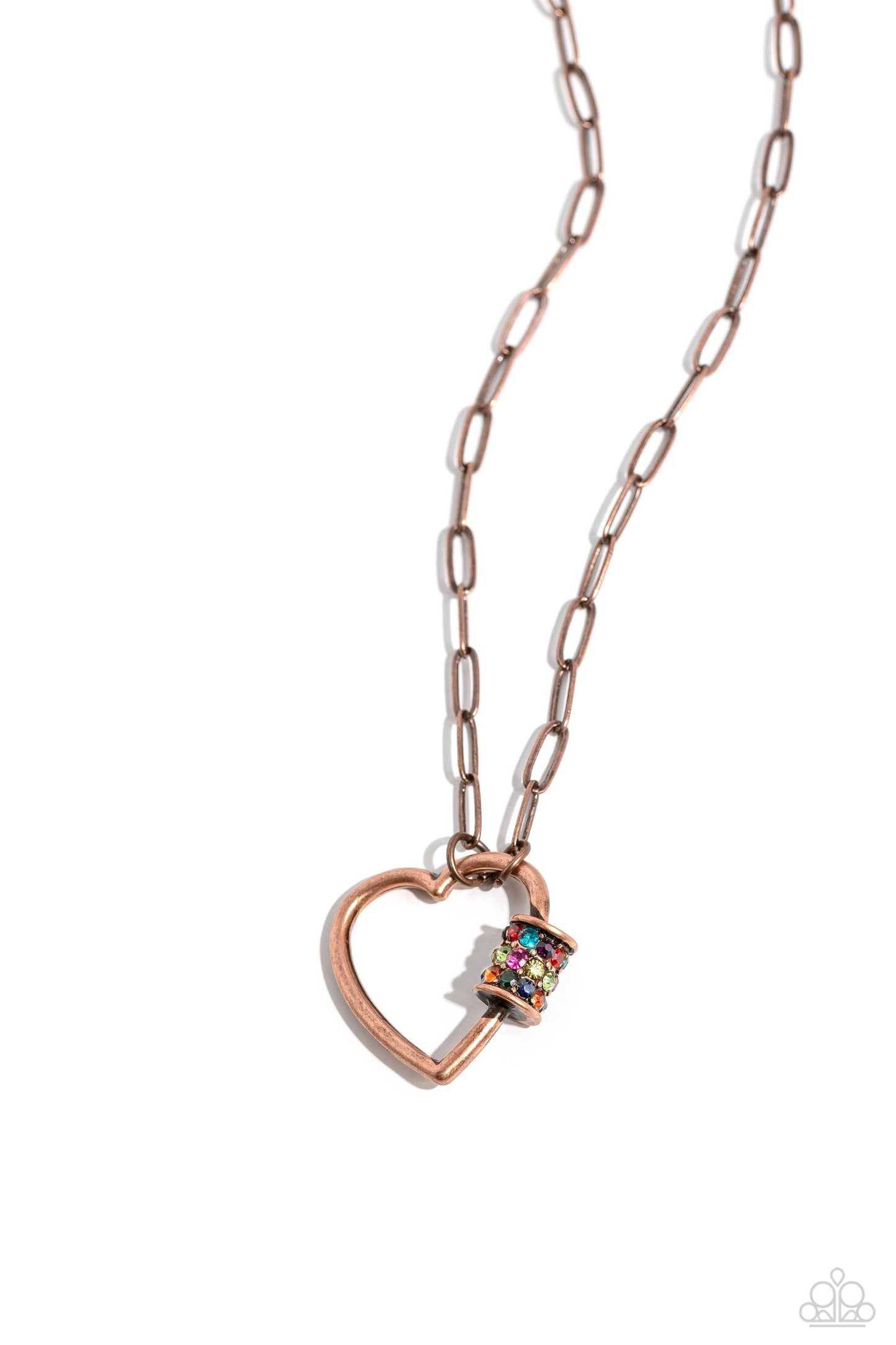 Paparazzi Affectionate Attitude - Copper Necklace