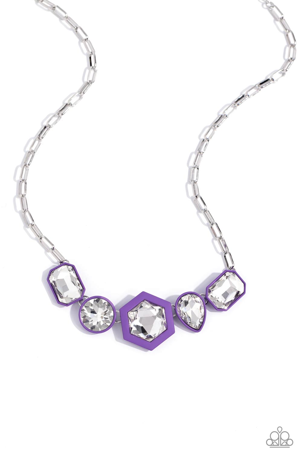 2ST-PRXX-157XX - Paparazzi Evolving Elegance - Purple Necklace