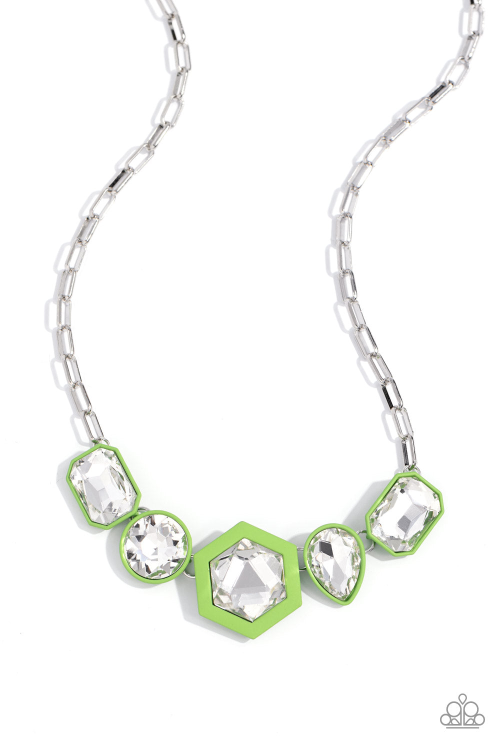 Paparazzi Evolving Elegance - Green Necklace