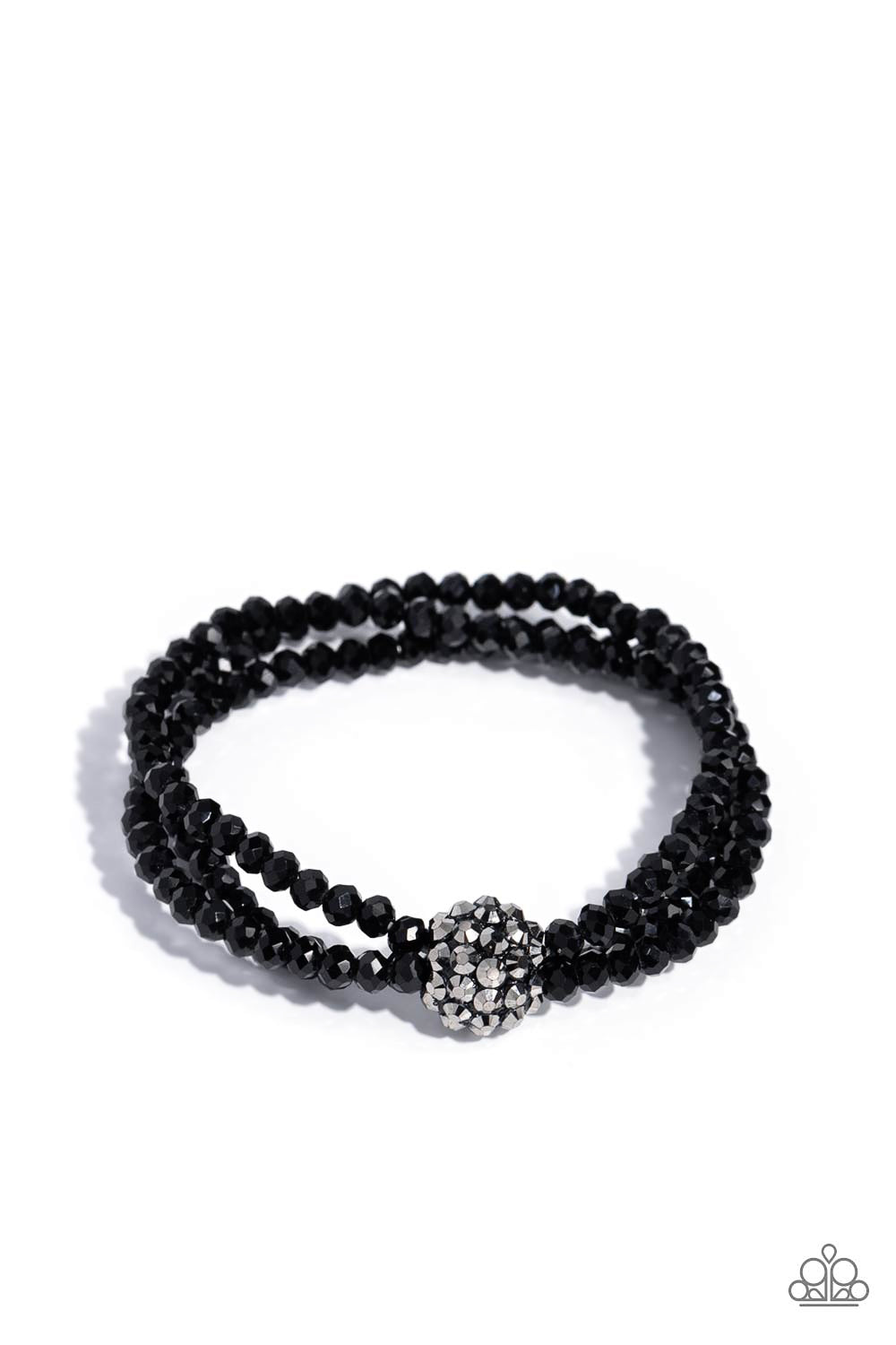 Paparazzi Twisted Theme - Black Bracelet