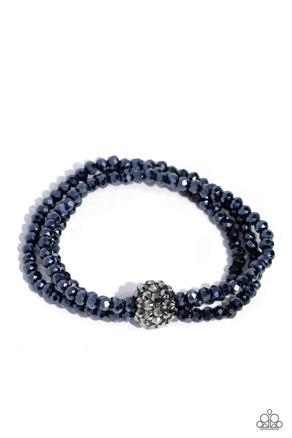 Paparazzi Twisted Theme - Blue Bracelet