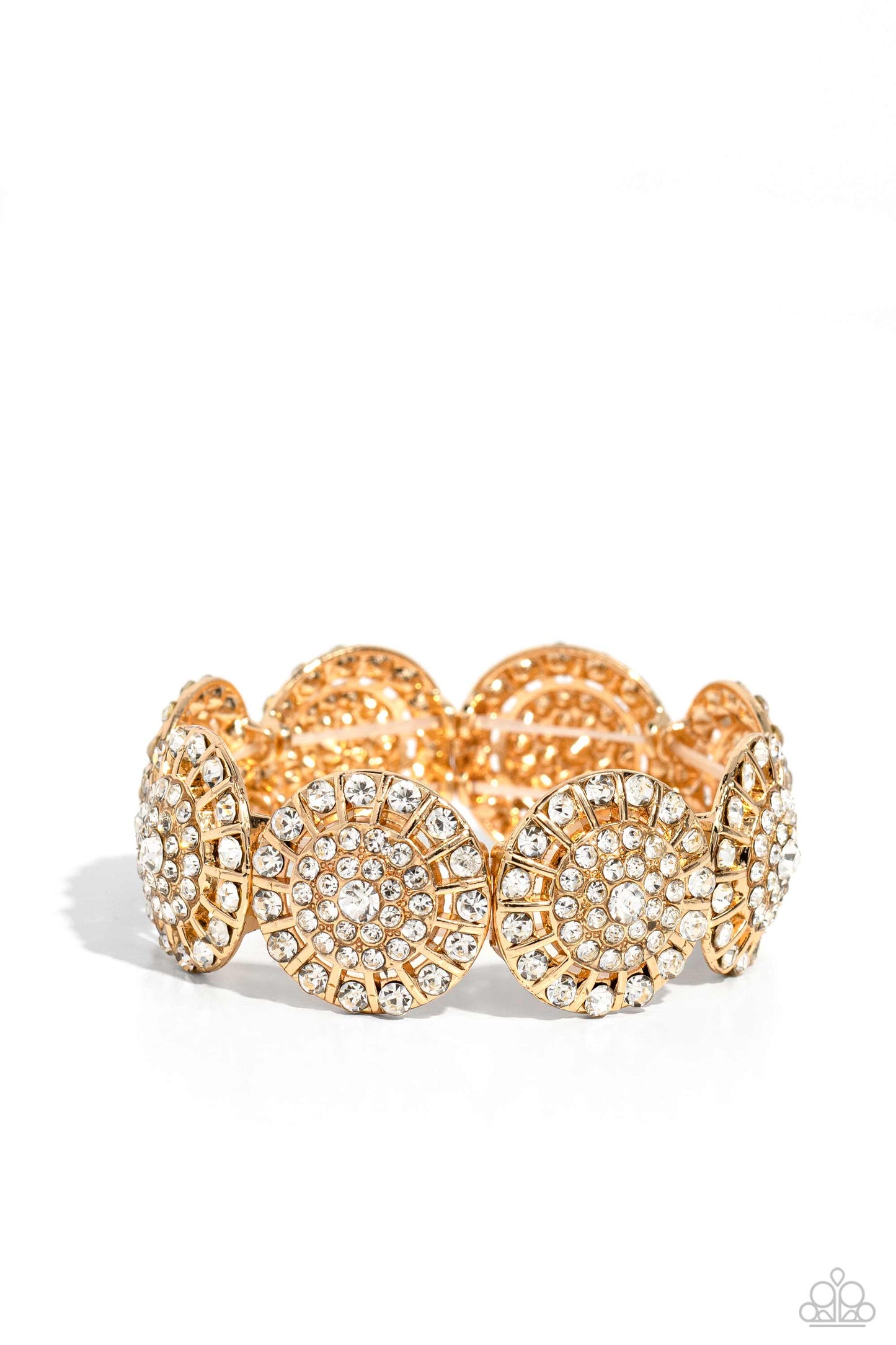 Executive Elegance - Gold Bracelet ♥ Paparazzi Accessories