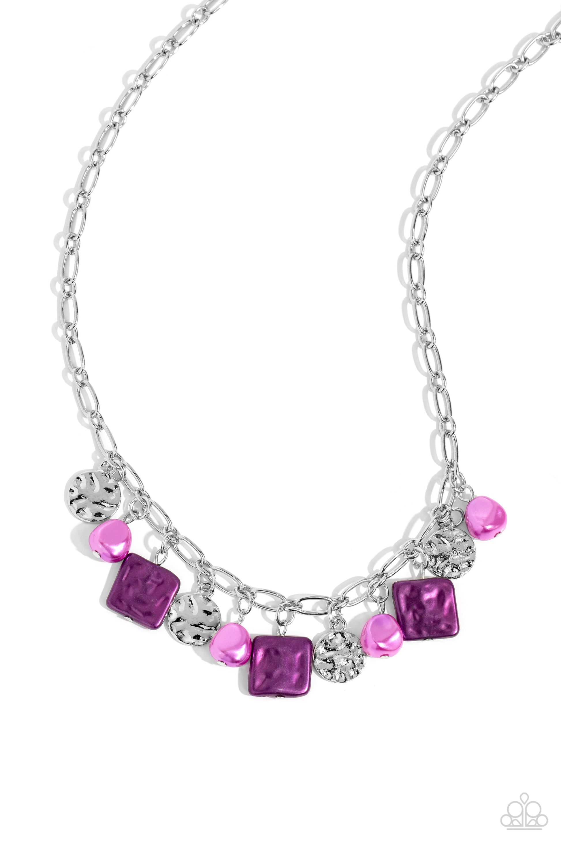 Paparazzi Sophisticated Squared - Purple Necklace