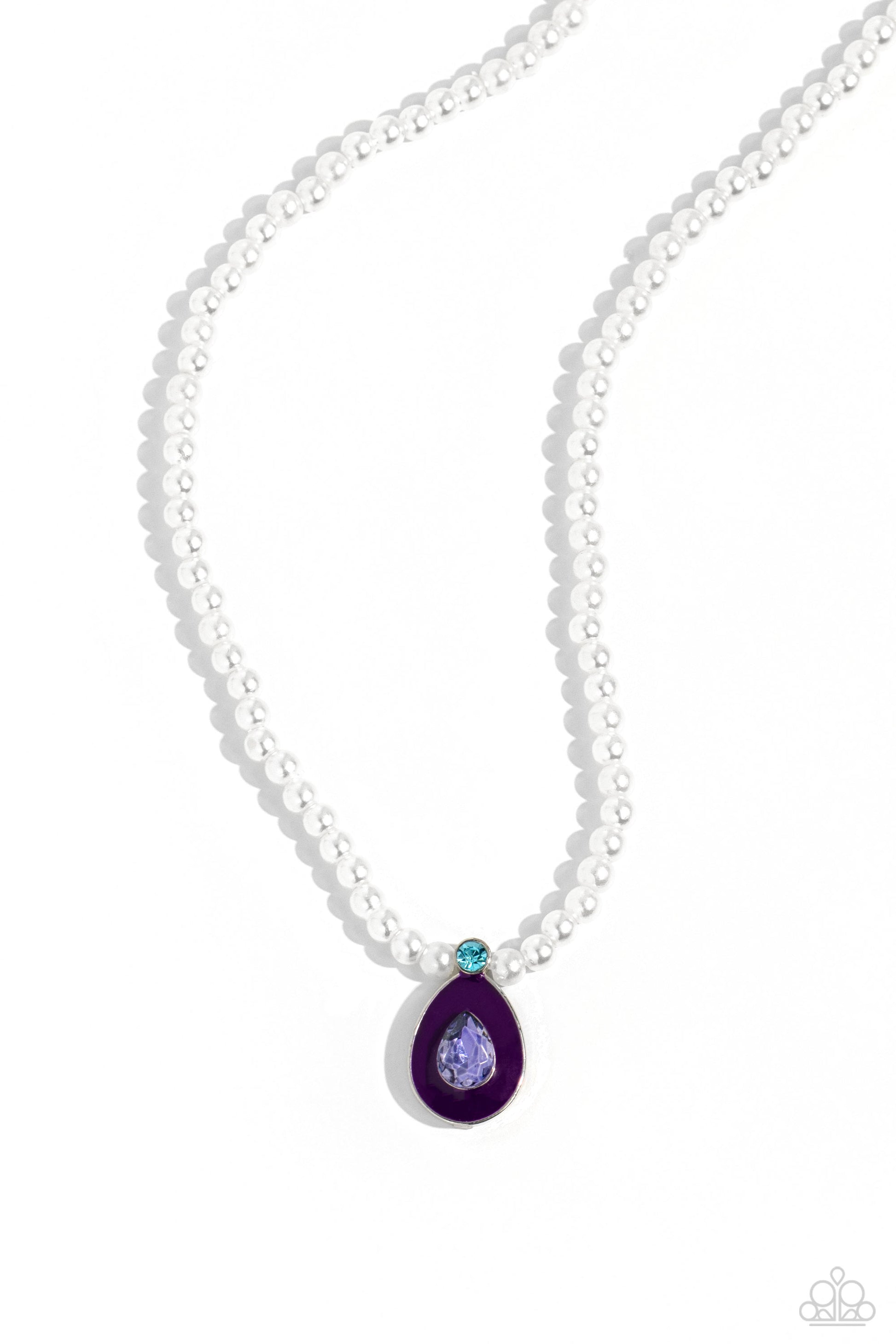 Paparazzi PEARL-demonium - Purple Necklace