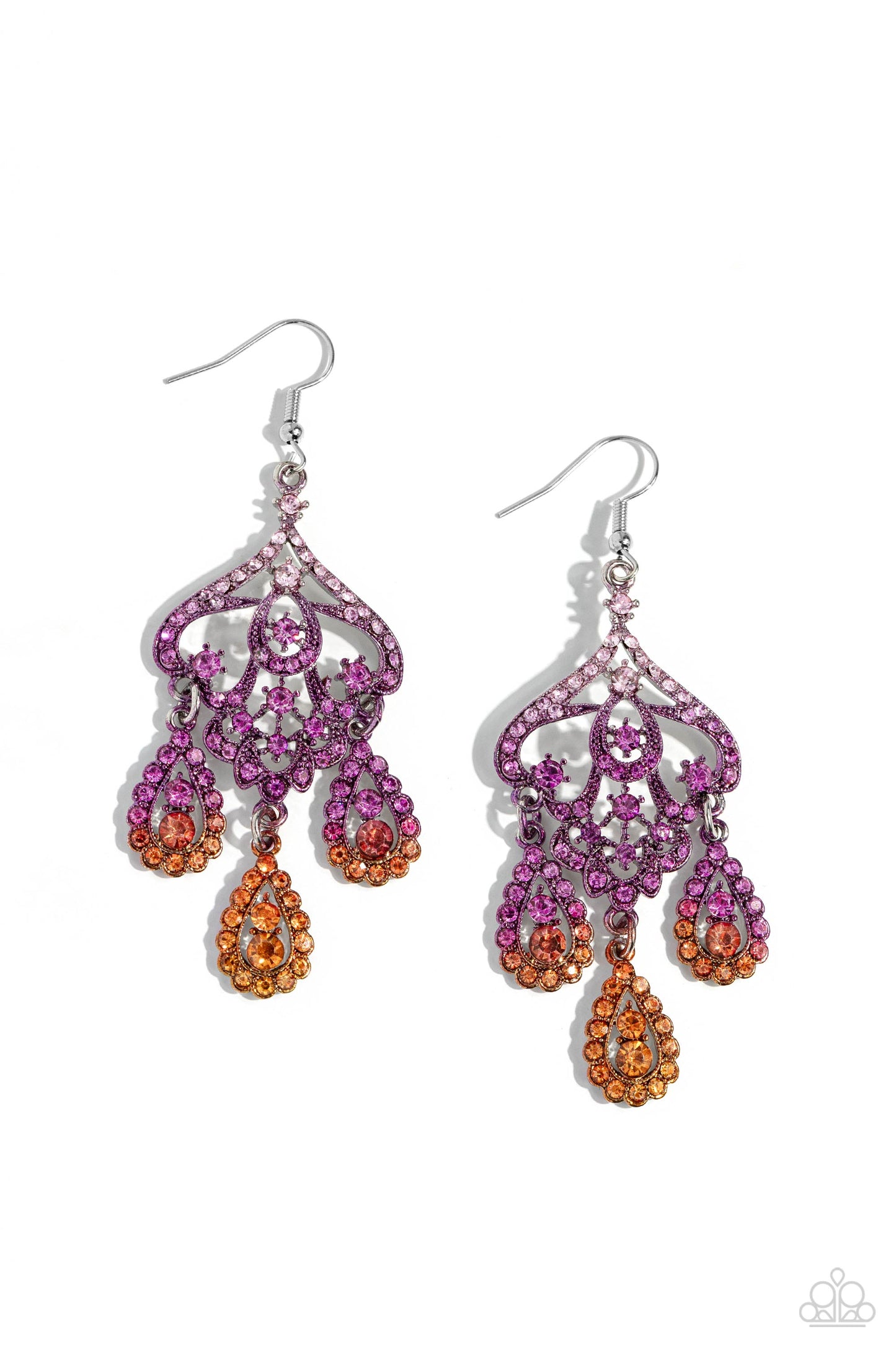 Chandelier Command - Multi Earrings ♥ Paparazzi Accessories