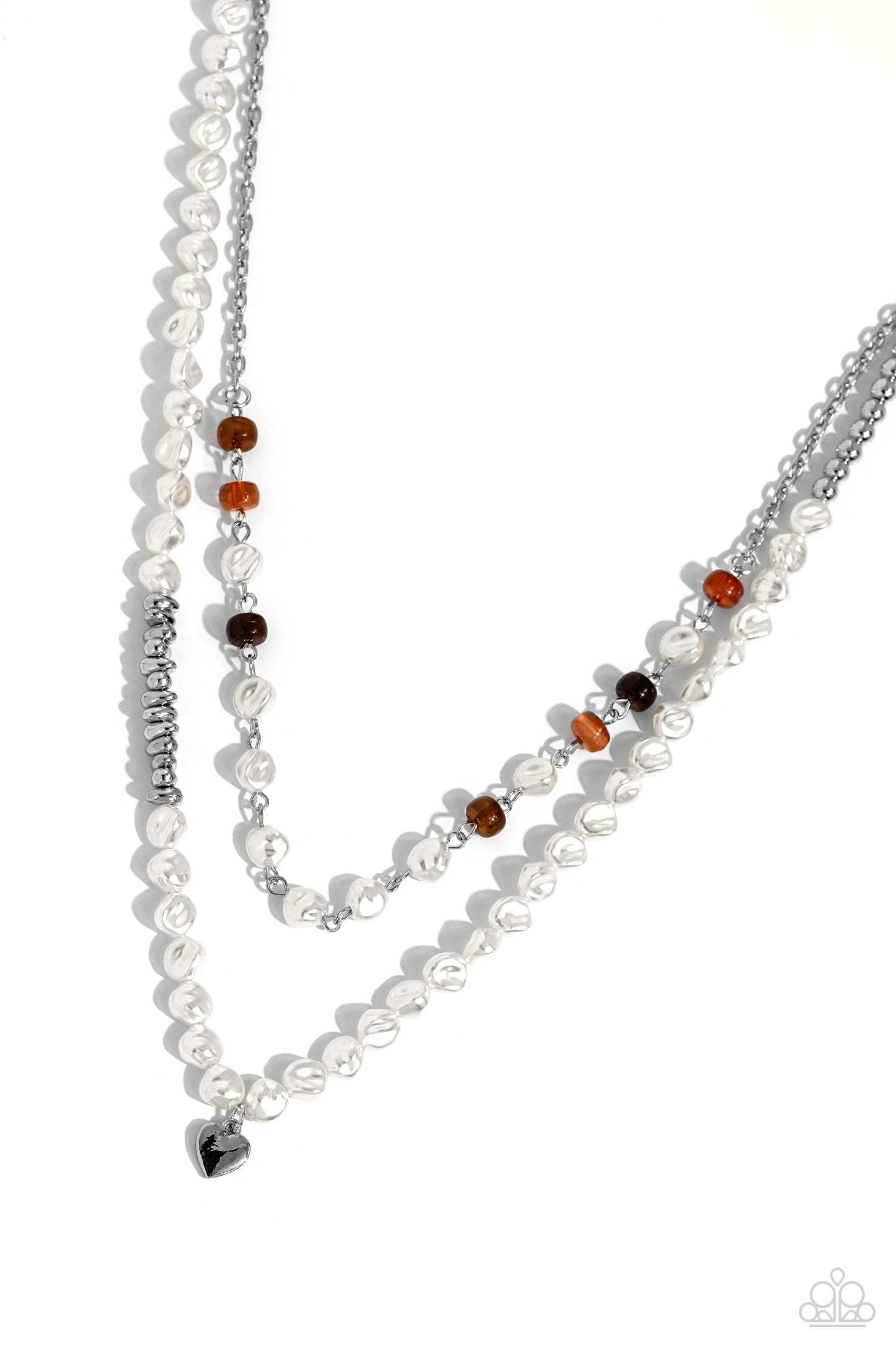 Pearl Pact - Brown Necklace ♦ Paparazzi Accessories