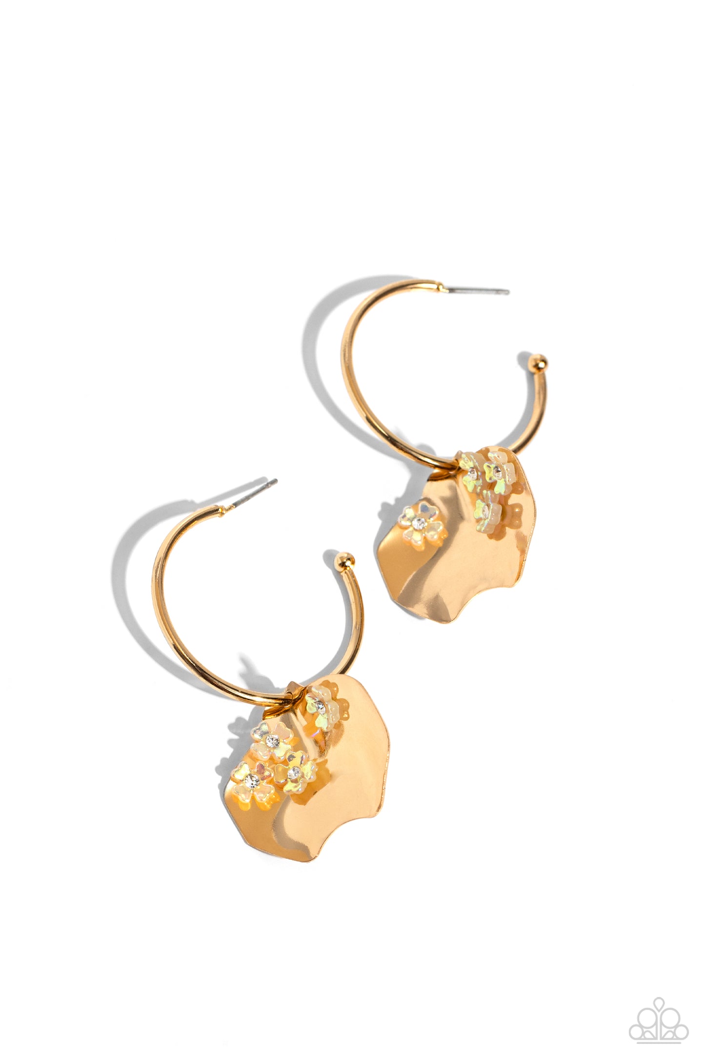 Paparazzi Majestic Mermaid ♦ Gold Earrings