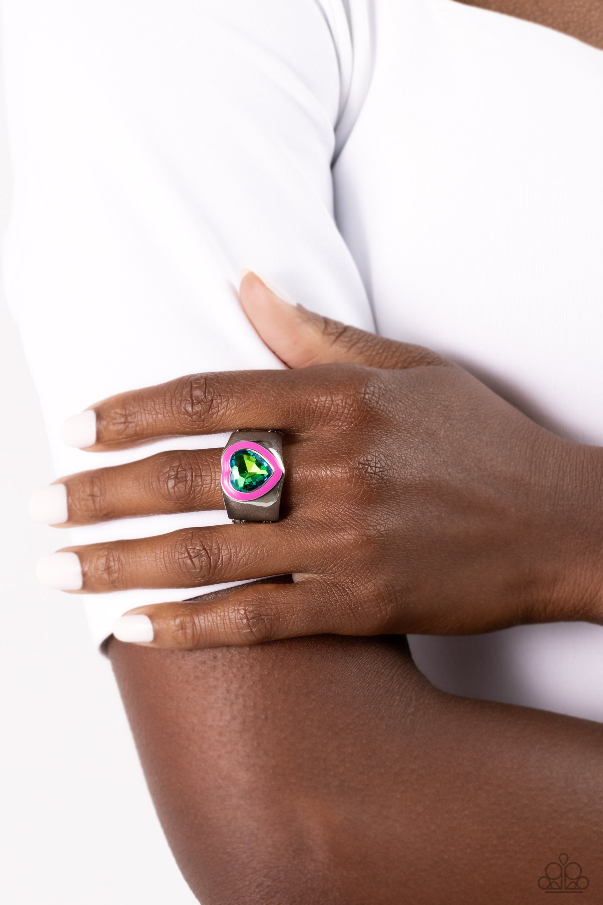 Paparazzi Get The Point - Pink Ring | Glamarous Titi Jewels