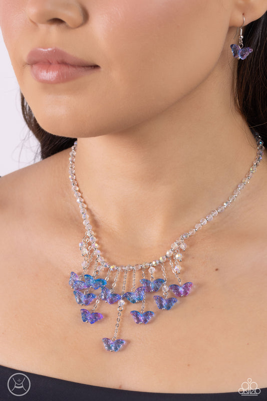 Paparazzi Majestic Metamorphosis - Blue Necklace