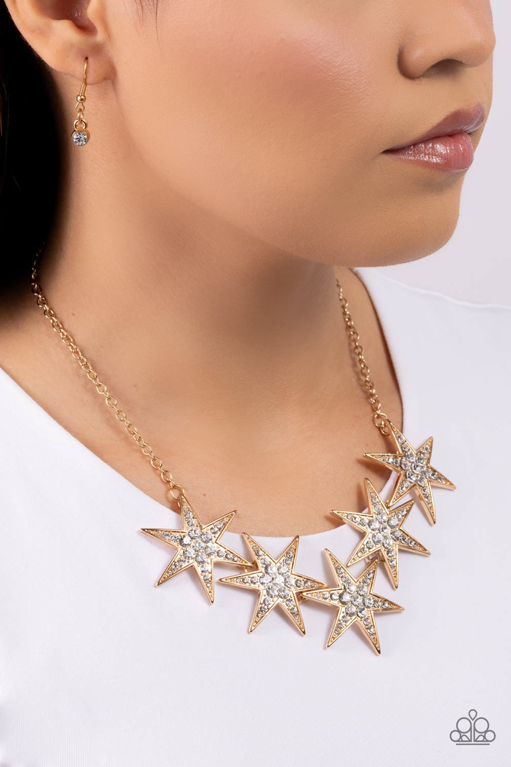 Paparazzi Rockstar Ready - Gold Necklace