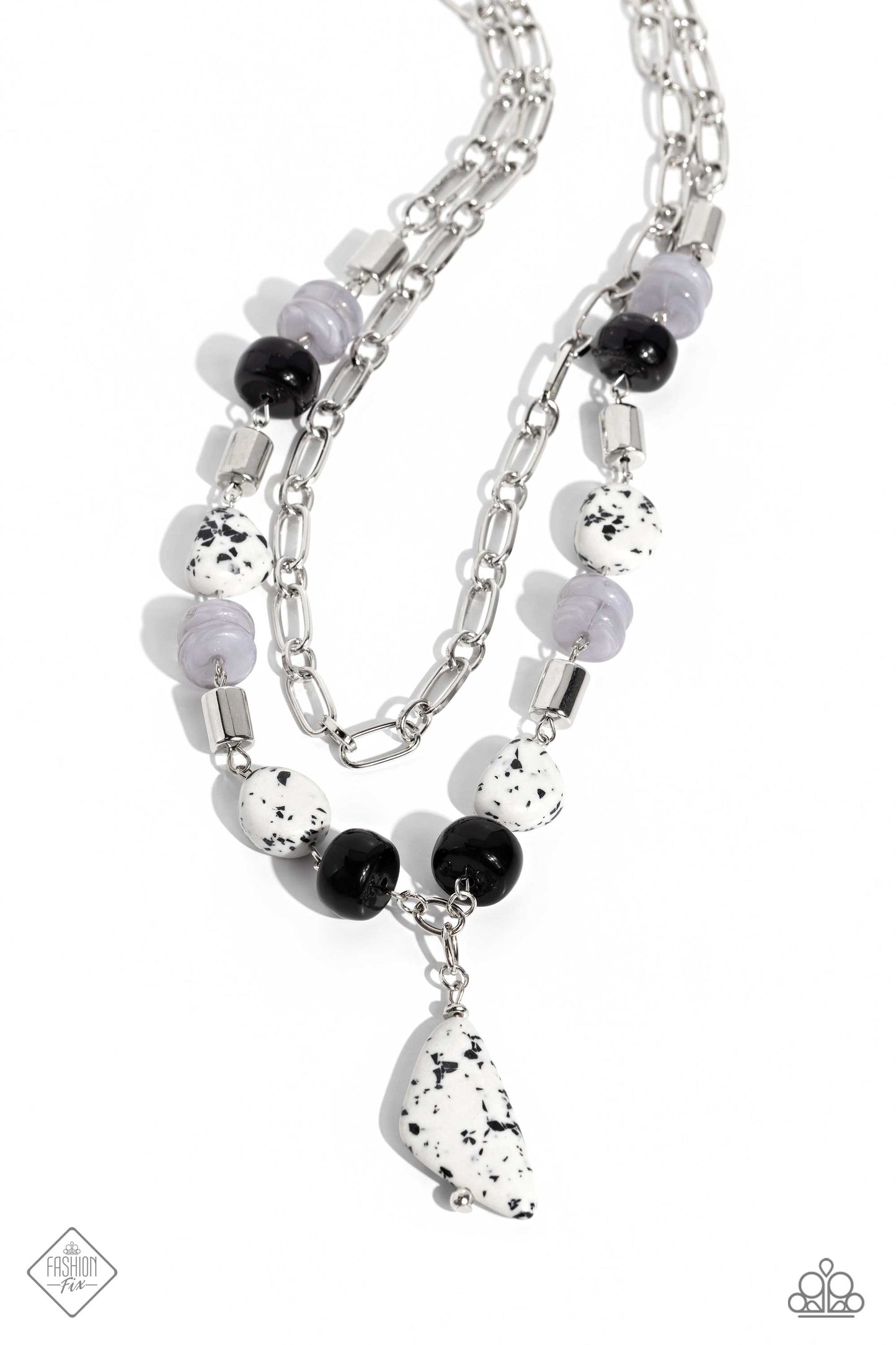 Paparazzi High-End Habitat - Black Necklace