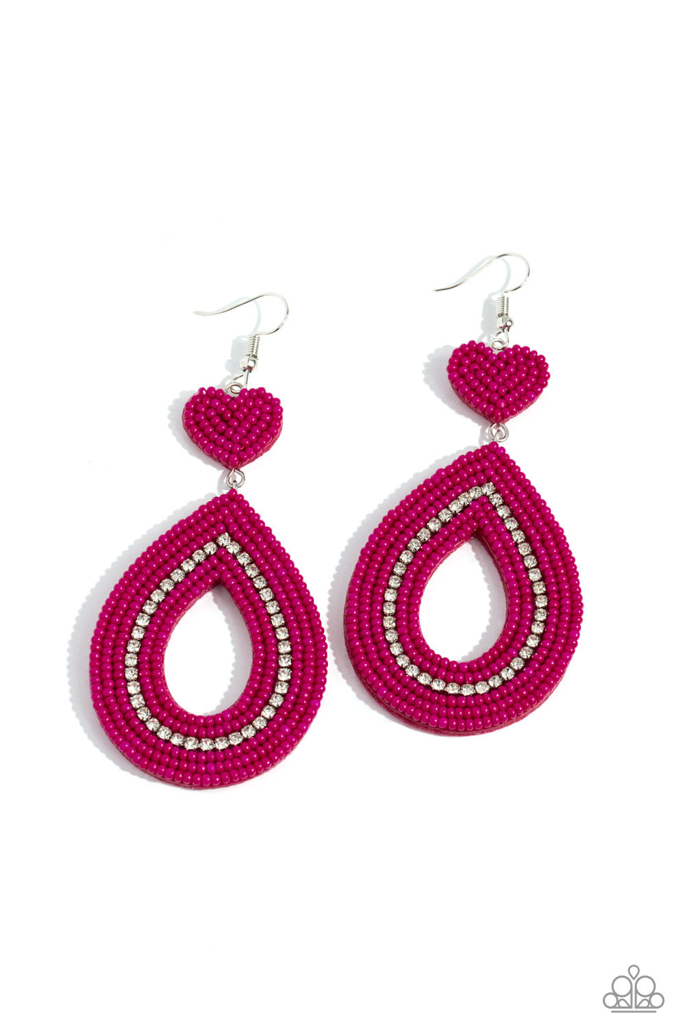 Paparazzi Now SEED Here - Pink Earrings