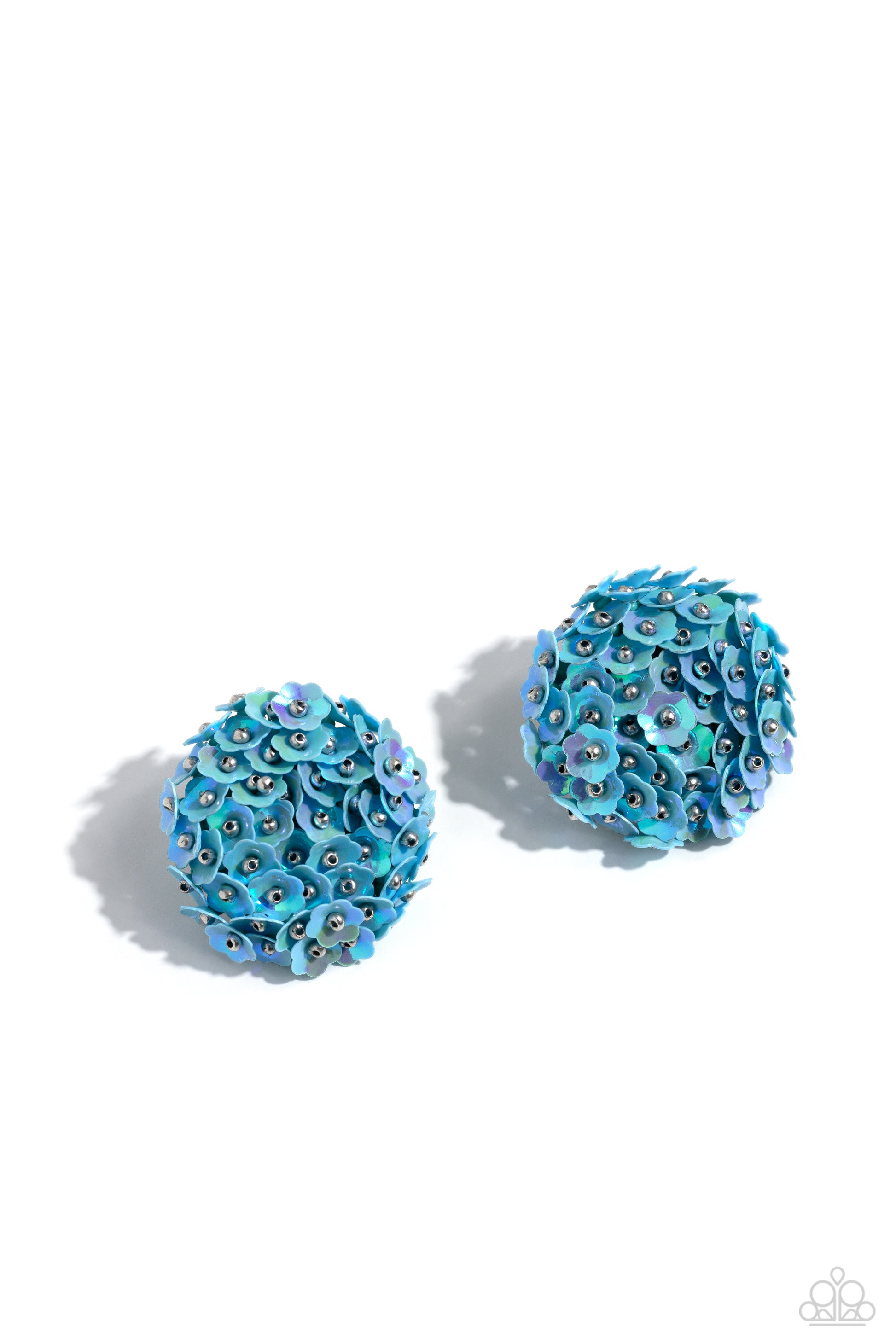 Paparazzi Corsage Character - Blue Earrings