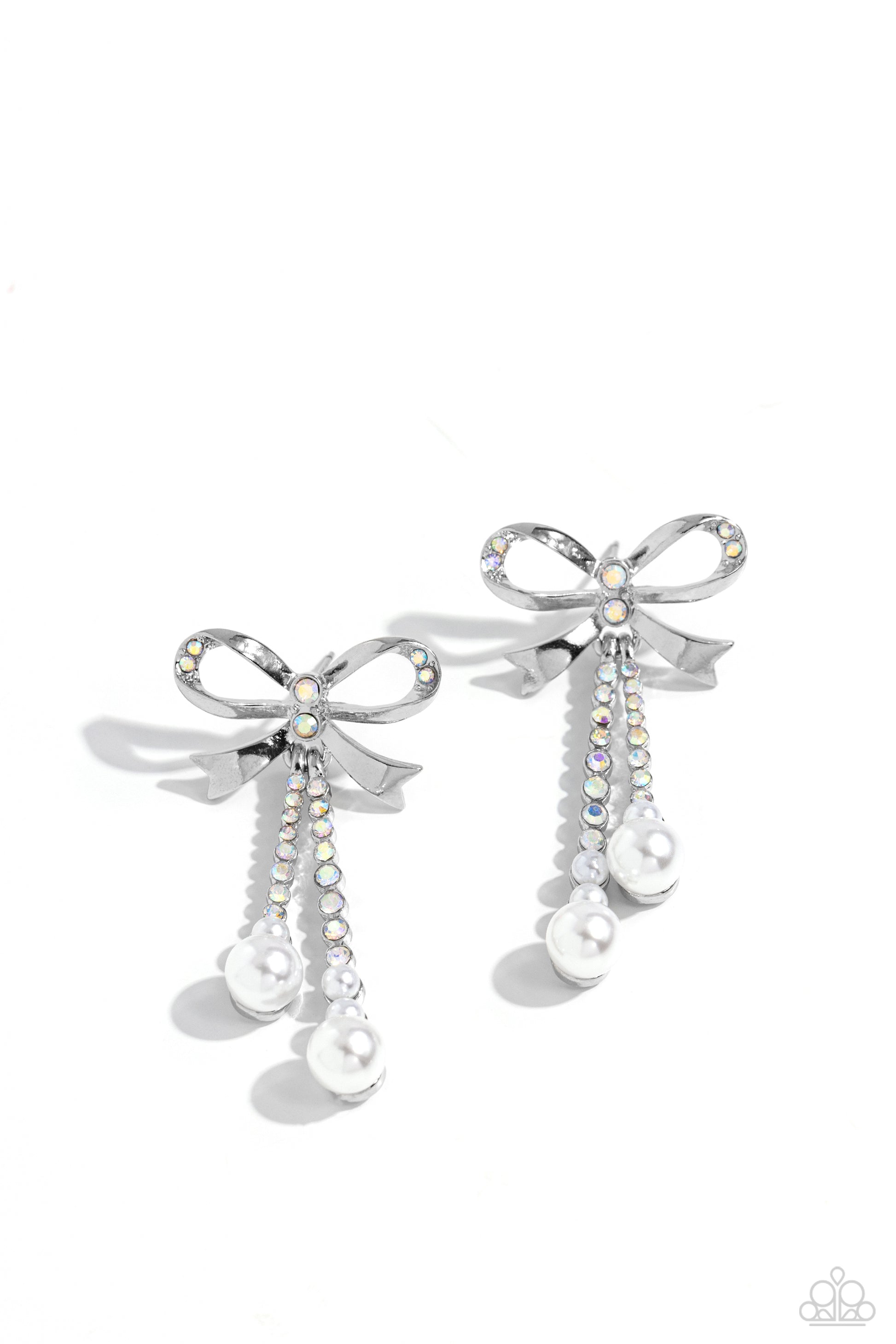 Paparazzi Bodacious Bow - Multi Earrings