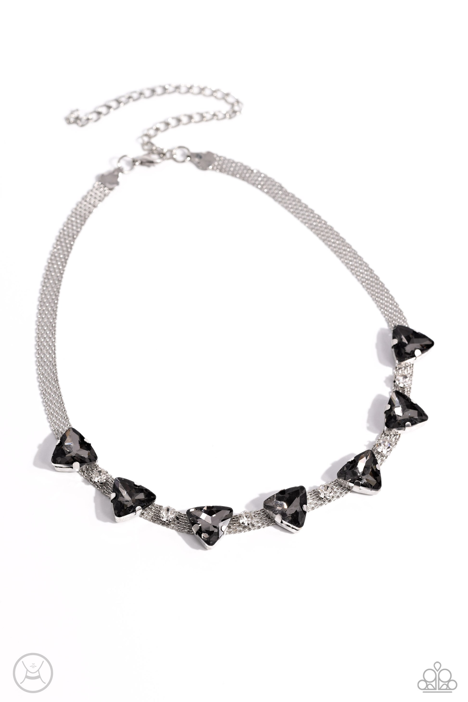 Paparazzi Strands of Sass - Silver Necklace