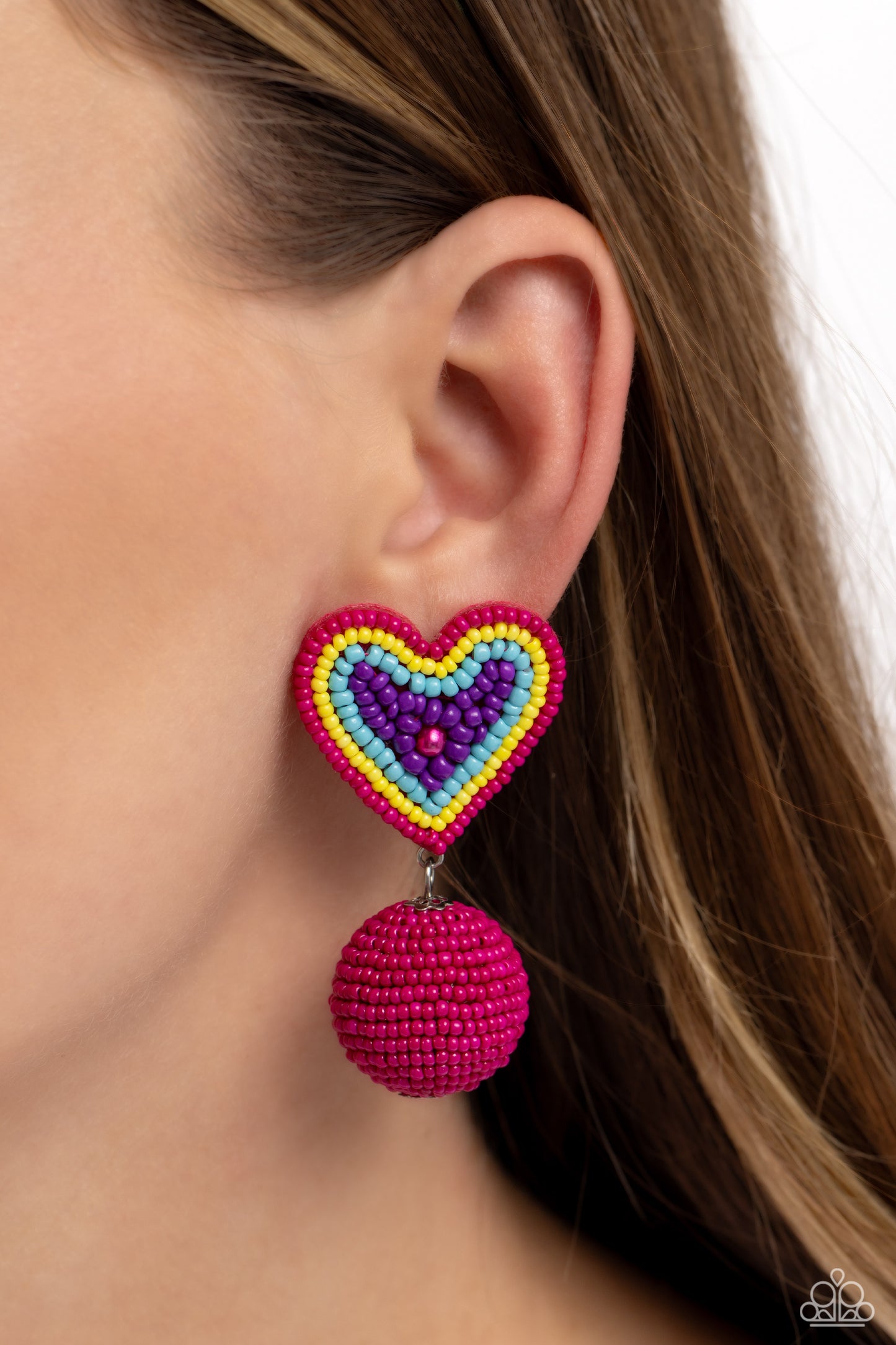 Paparazzi Spherical Sweethearts - Multi Earrings