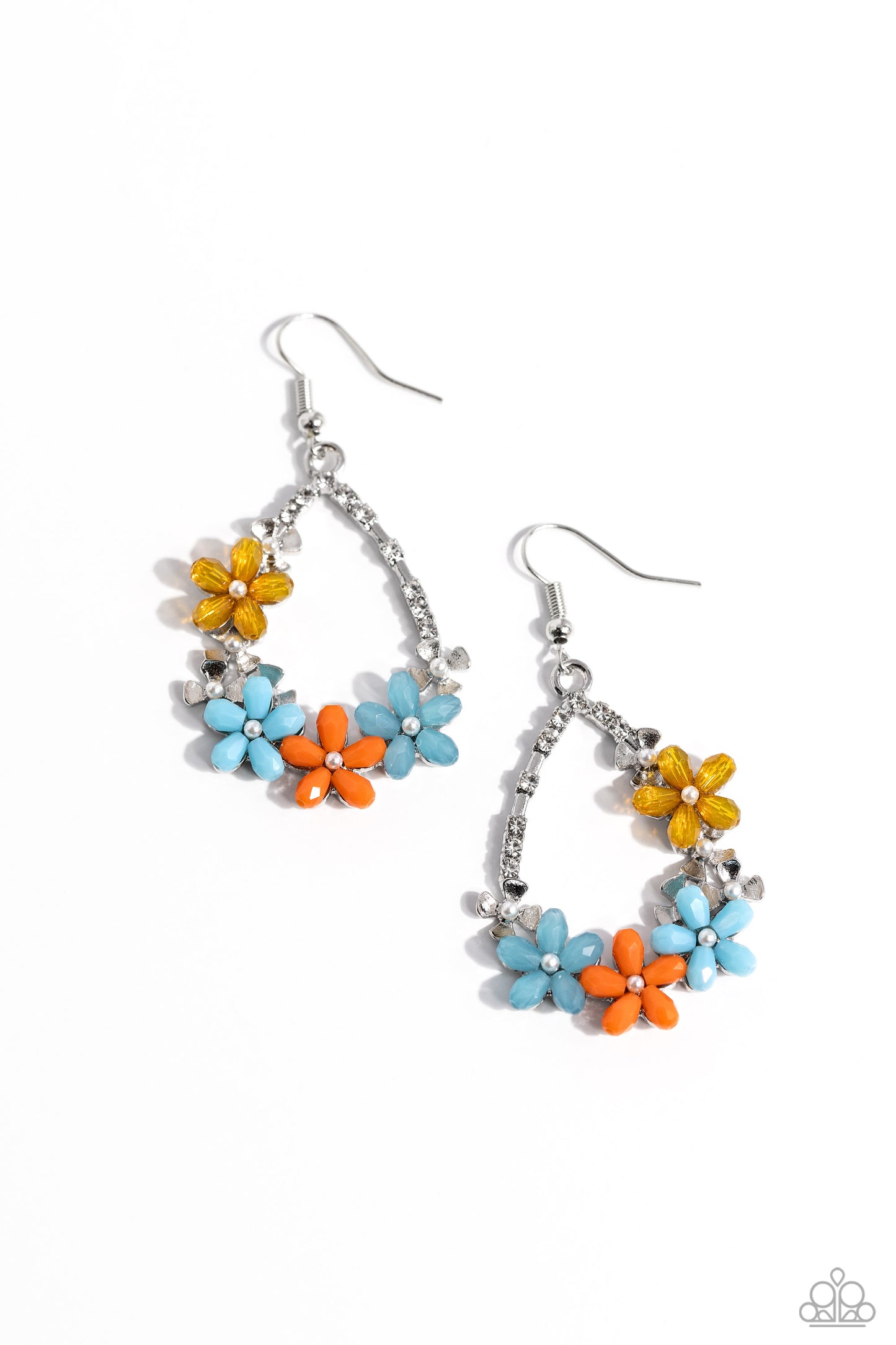 Paparazzi Boisterous Blooms - Multi Earrings