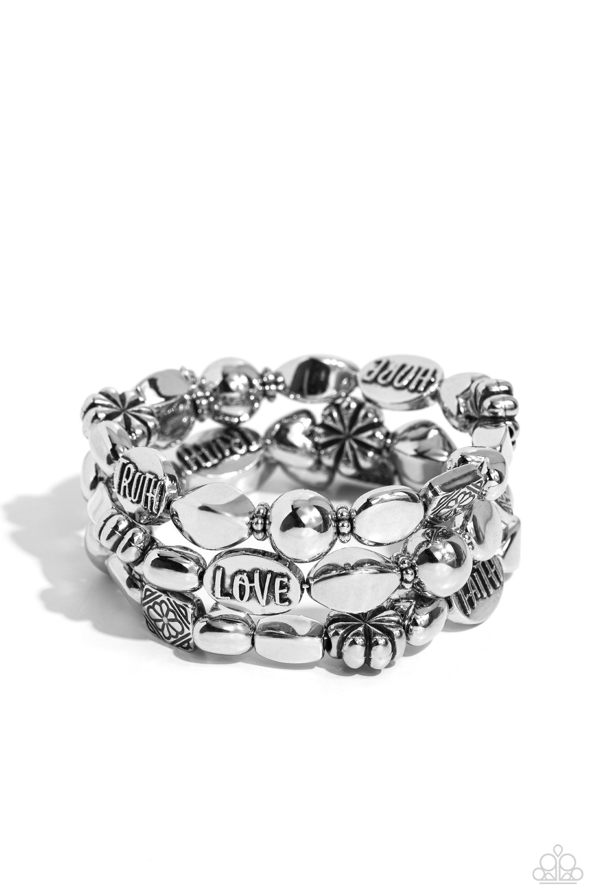 Paparazzi Enchanting Emotion - Silver Bracelet