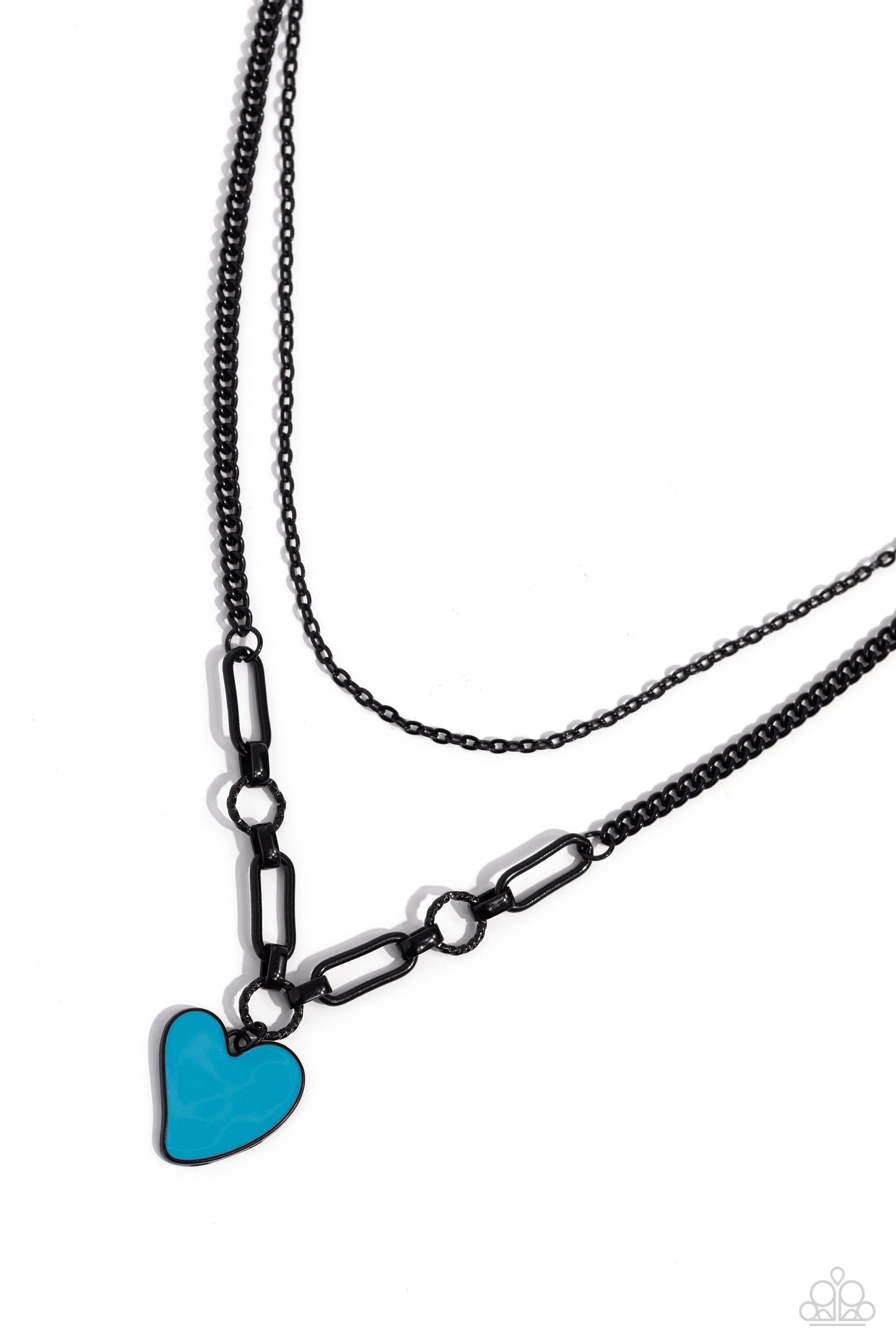 Paparazzi Carefree Confidence - Blue Necklace