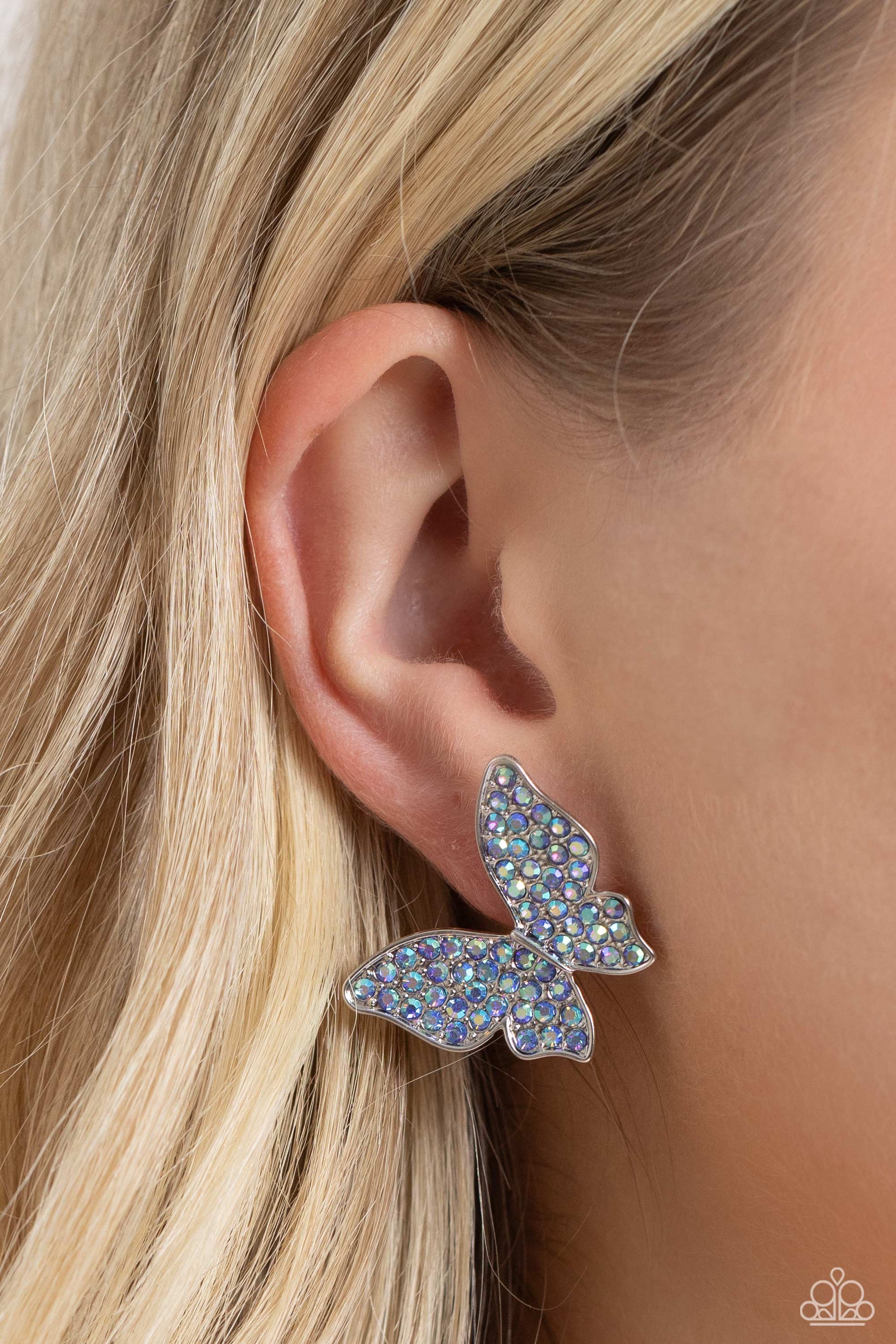 Paparazzi High Life - Blue Earrings